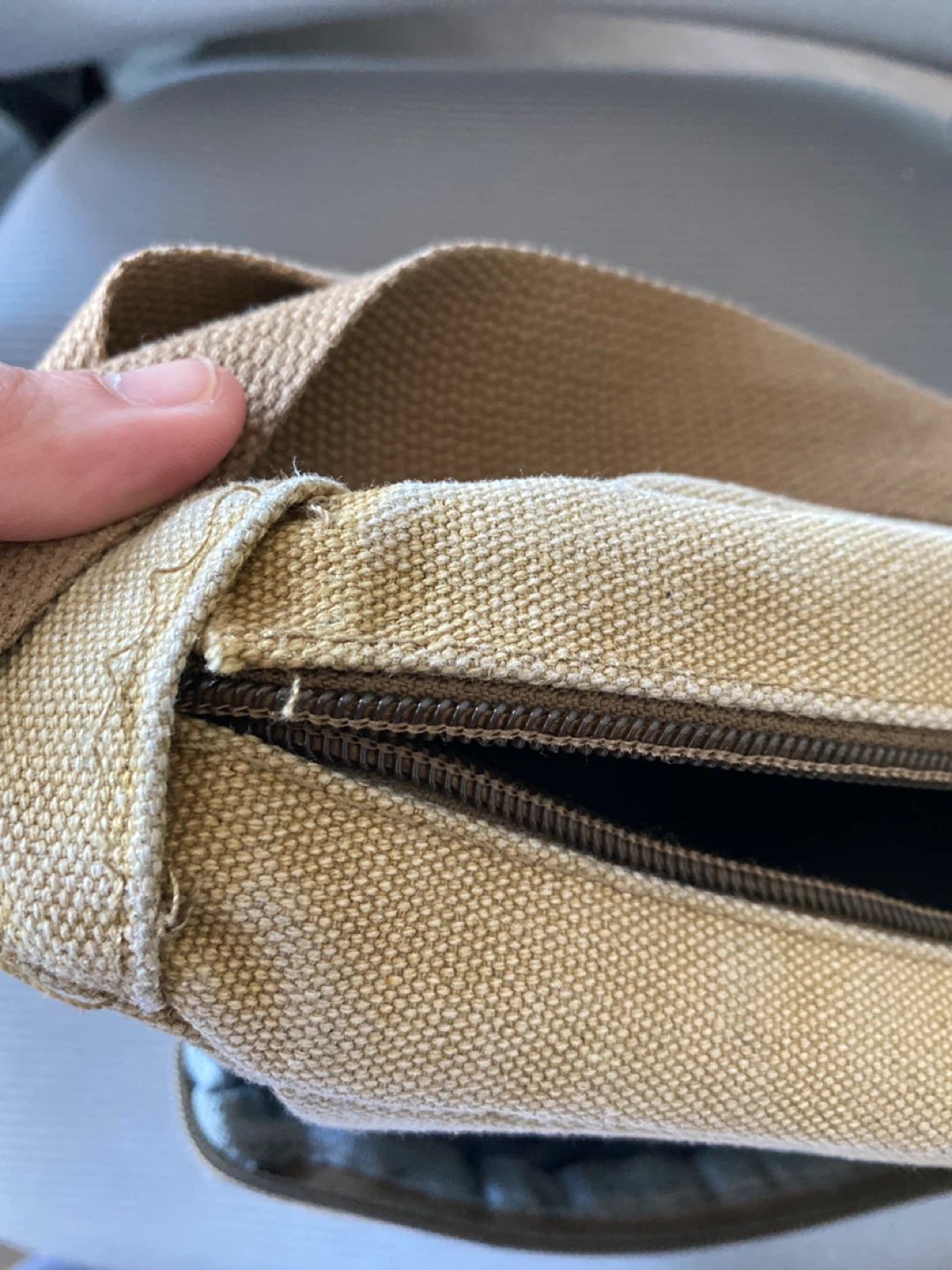 Canvas Messenger Bag - photo 2