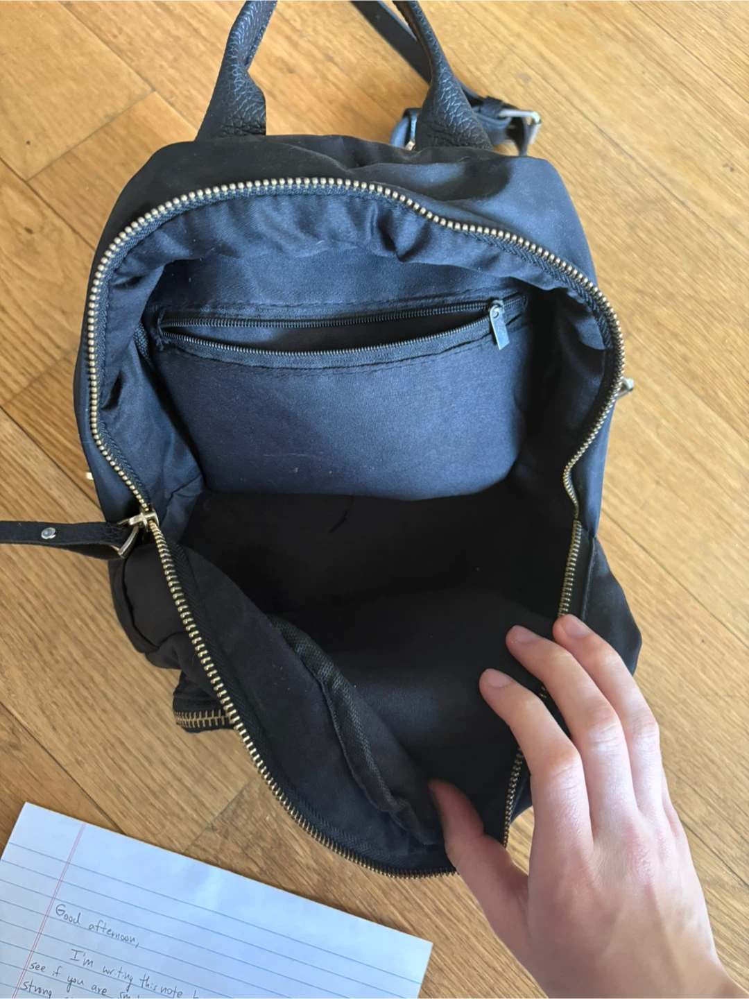 Small Black Backpack - photo 2