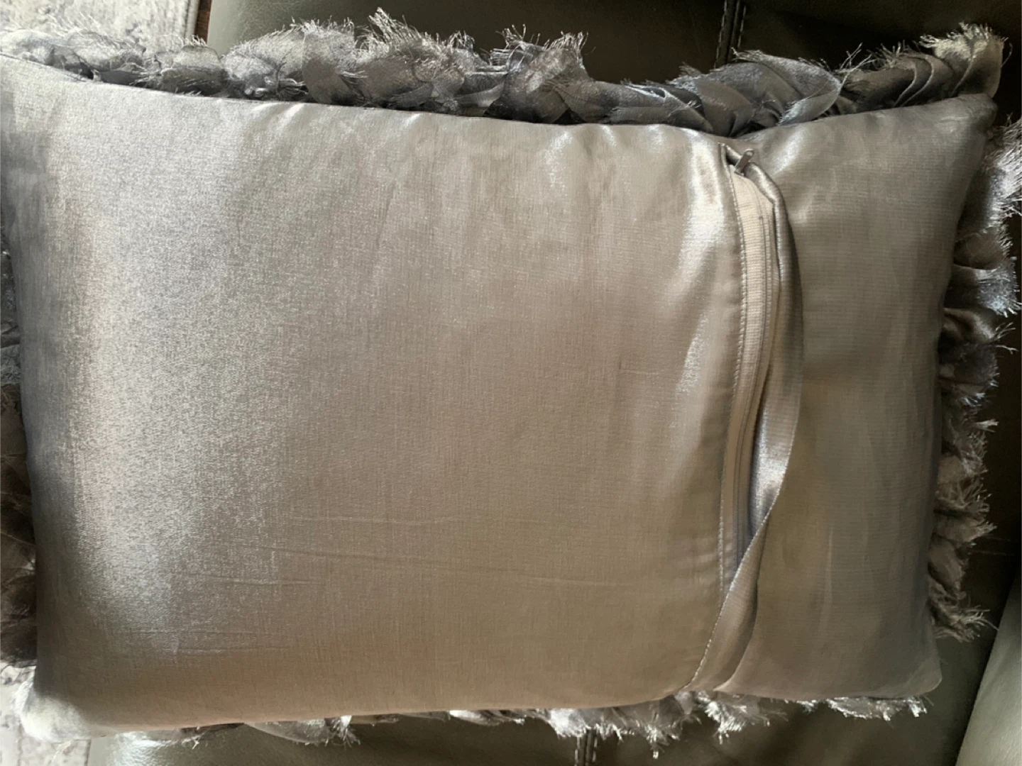 Decorative Throw Pillow - Grey - photo 3