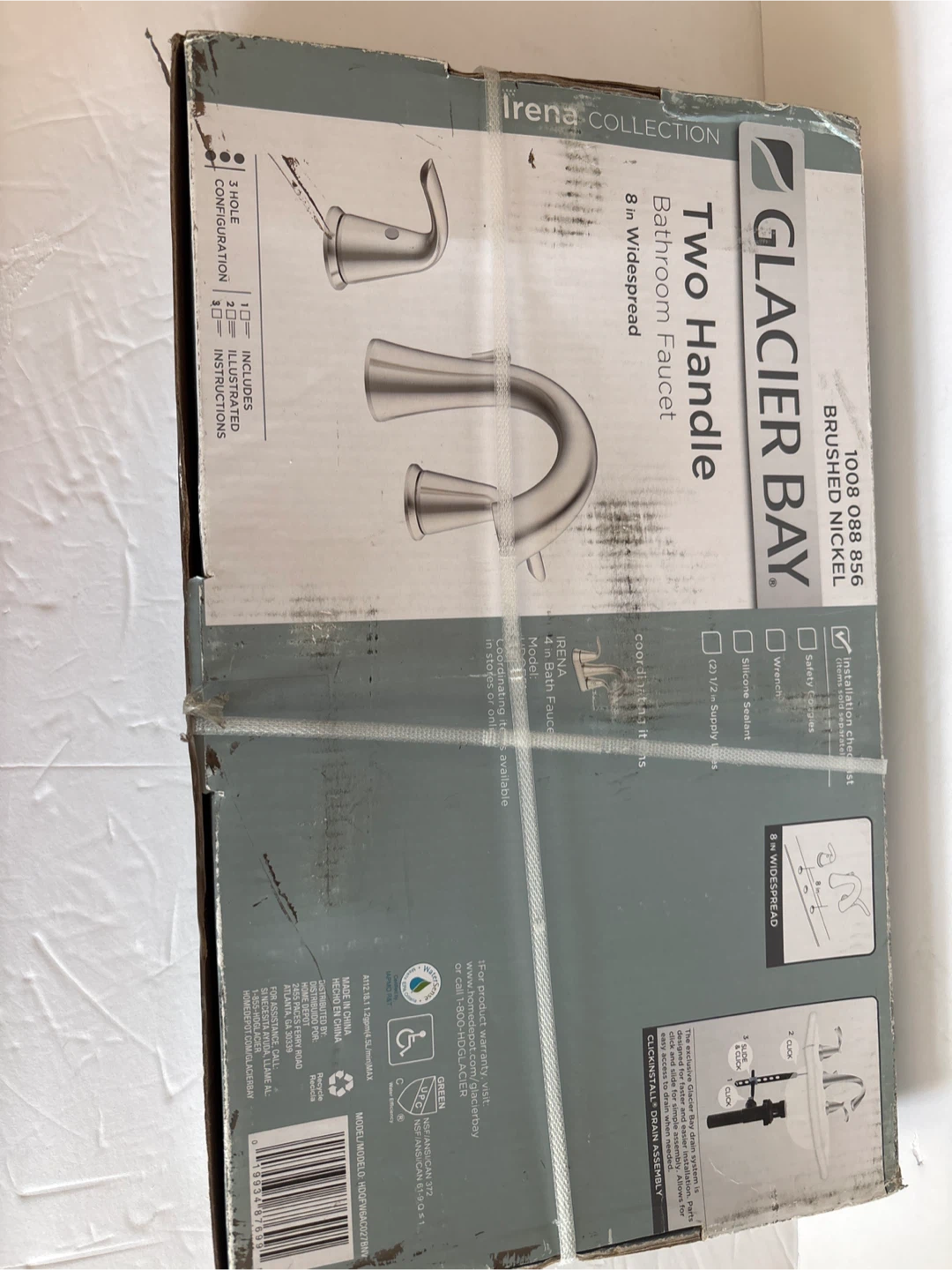 Glacier Bay Collection Two Handle  Faucet - Brushed Nickel