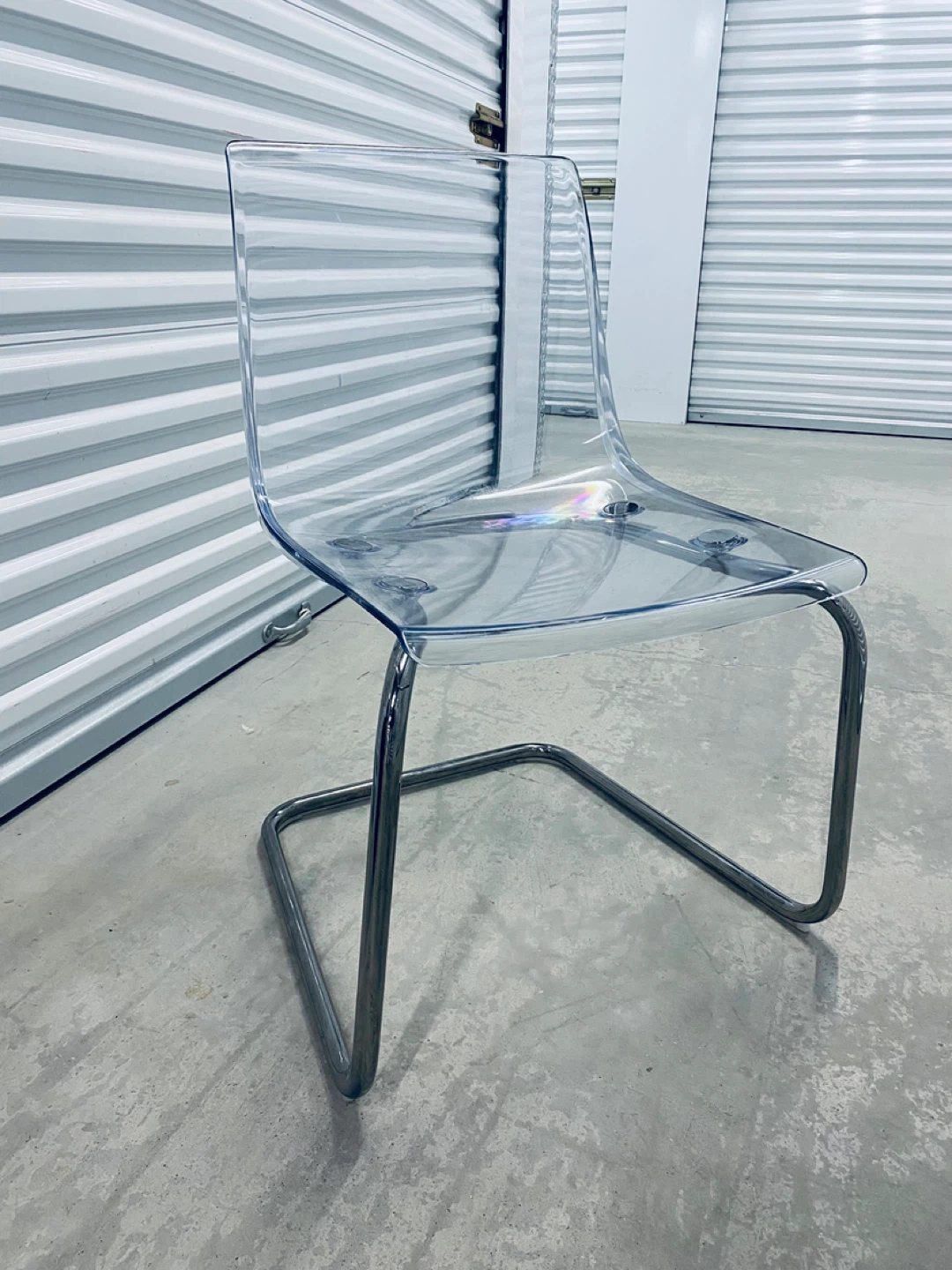 Clear Acrylic chairs -2 for $110