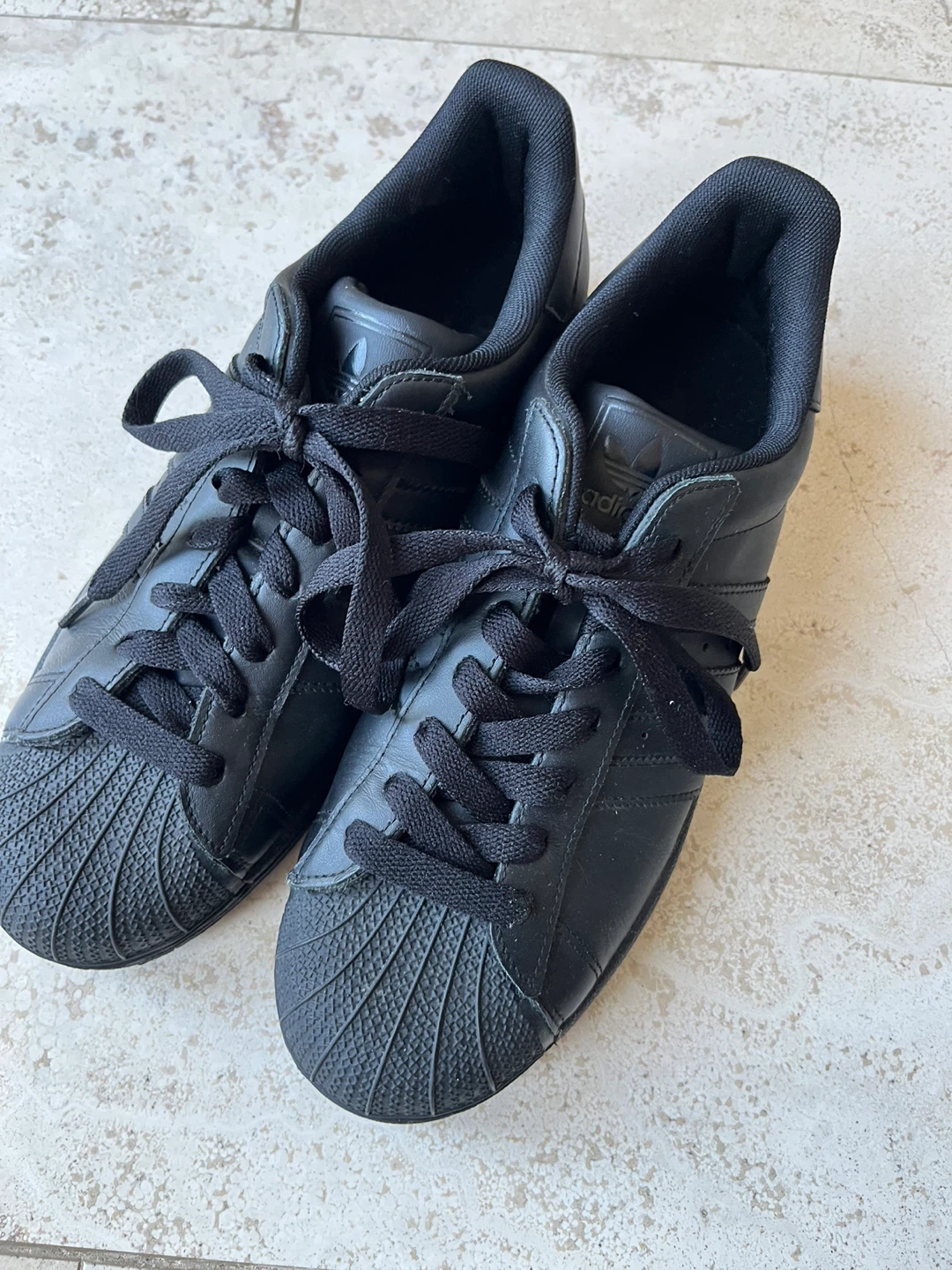 Adidas Superstar Sneakers - Black - Men's Size 9 - photo 2