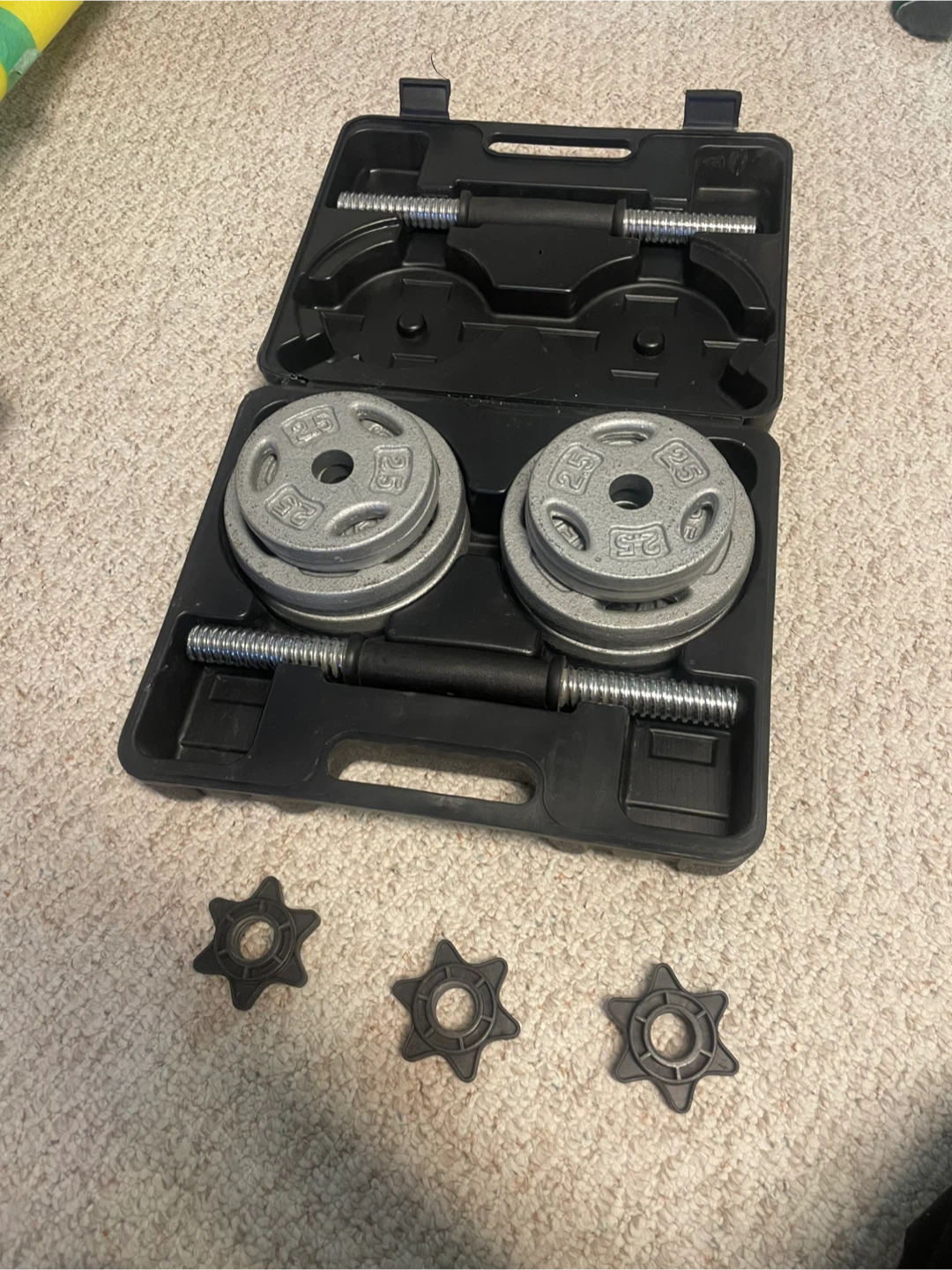 Dumbbell set and bench