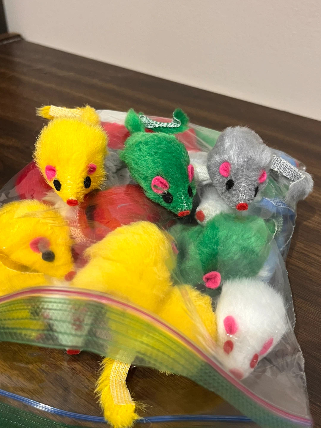 Cat Toys - 33 colorful mice toys