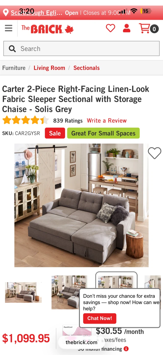 The Bricks sectional sofa bed - photo 2