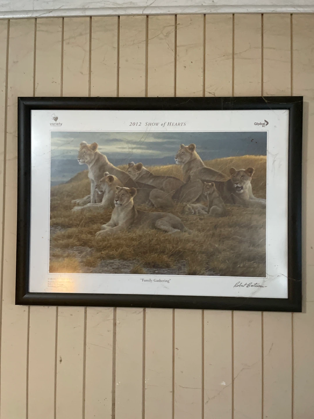 Framed Robert Bateman print