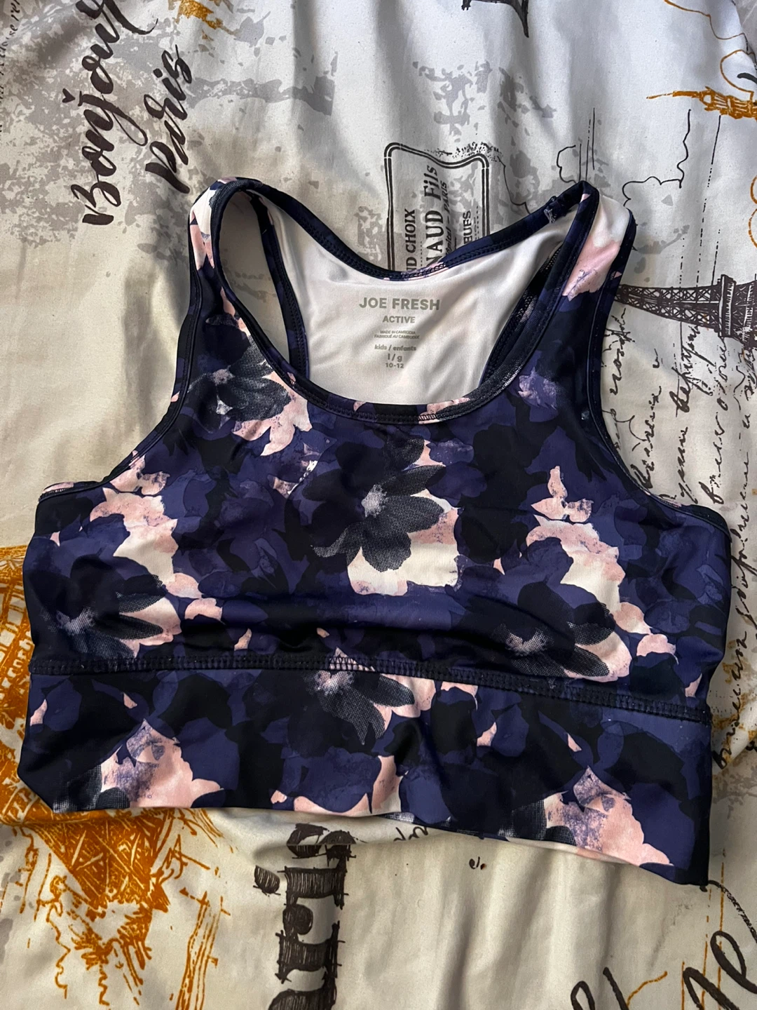 Joe Fresh Active Sports Bra - Floral Print