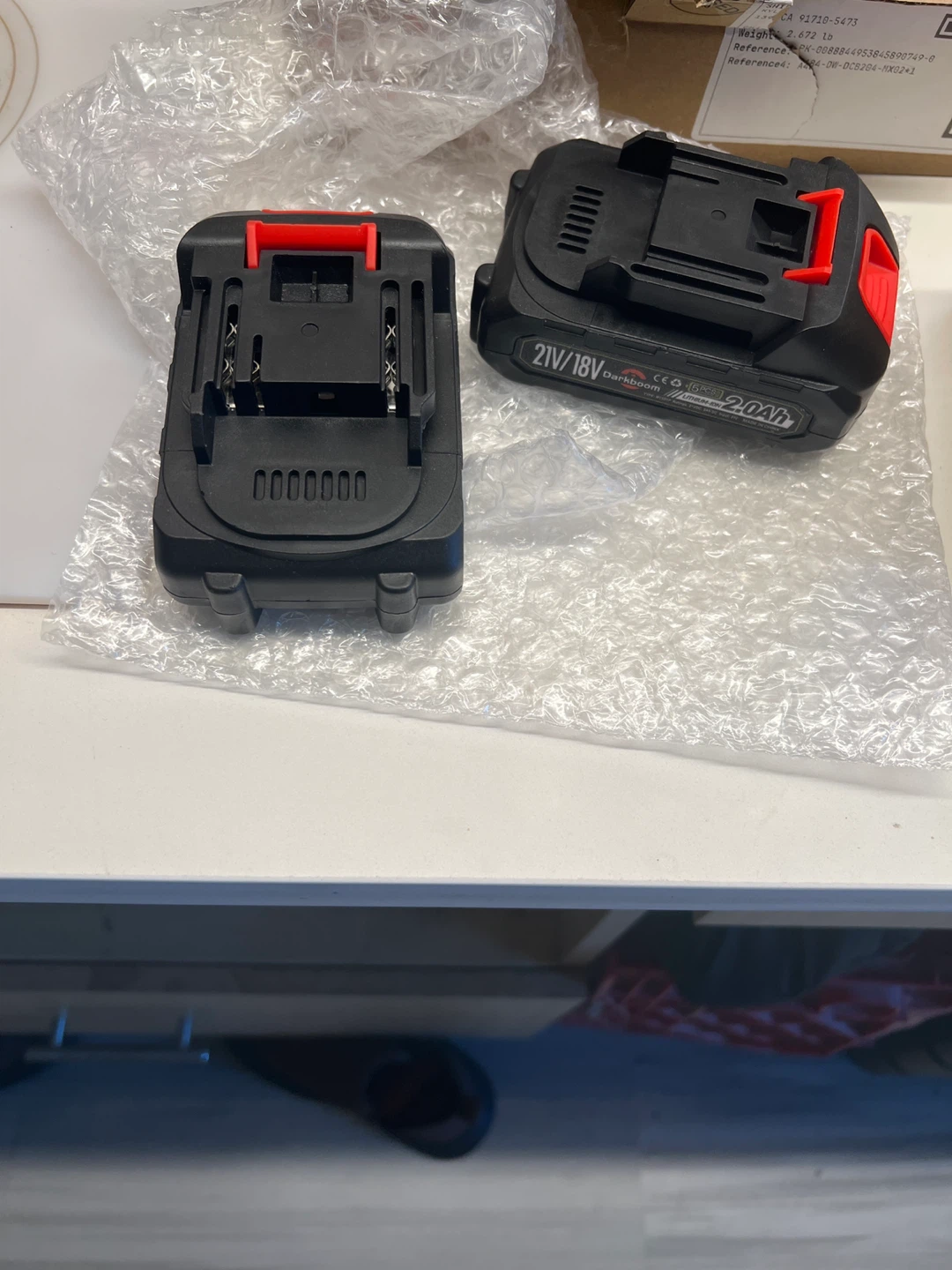 Darkboom 21V/18V 2.0Ah Lithium-ion Batteries (2 Pack) - photo 2