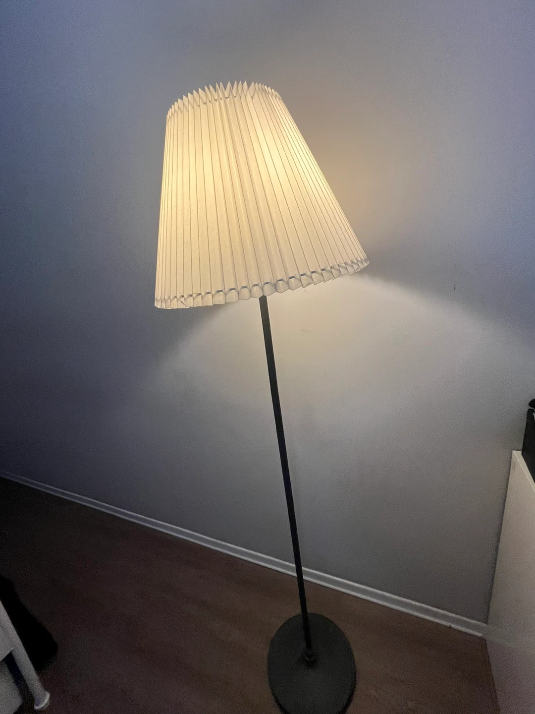 Floor Lamp with Pleated Shade - photo 4