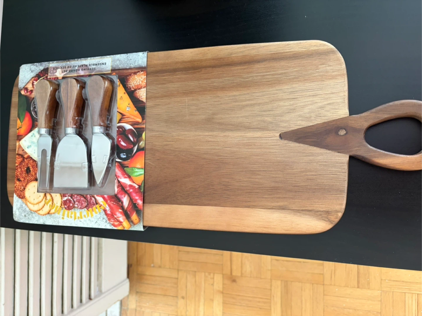 New Serving Board and Cheese Knife Set