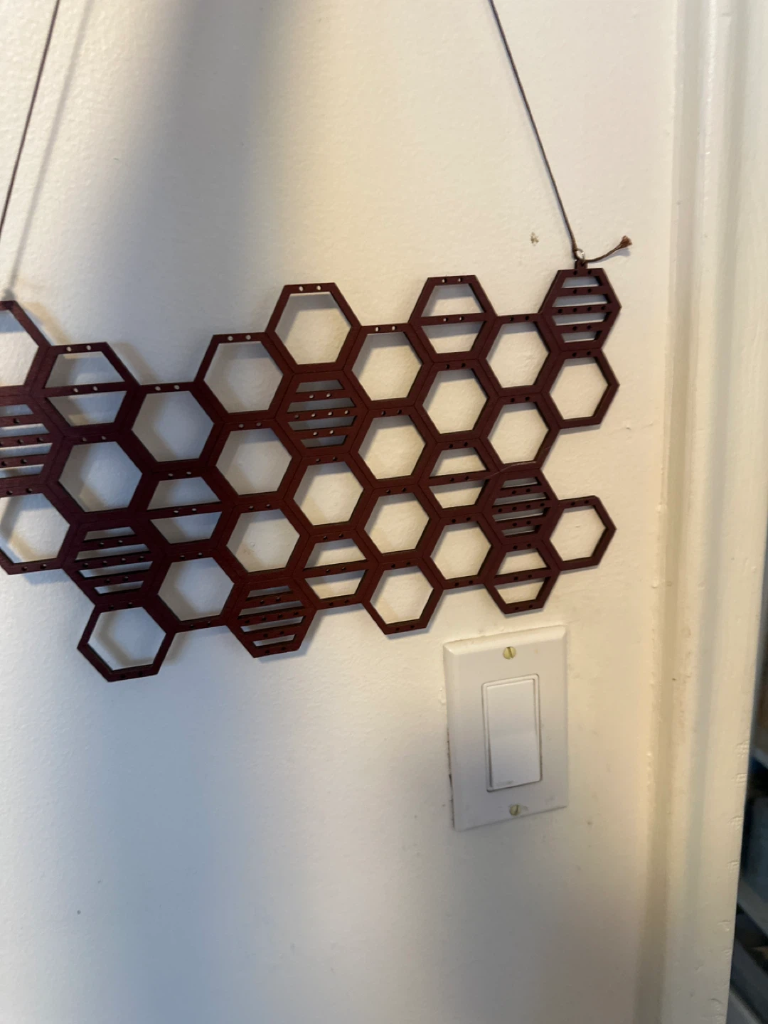 Honeycomb earring display