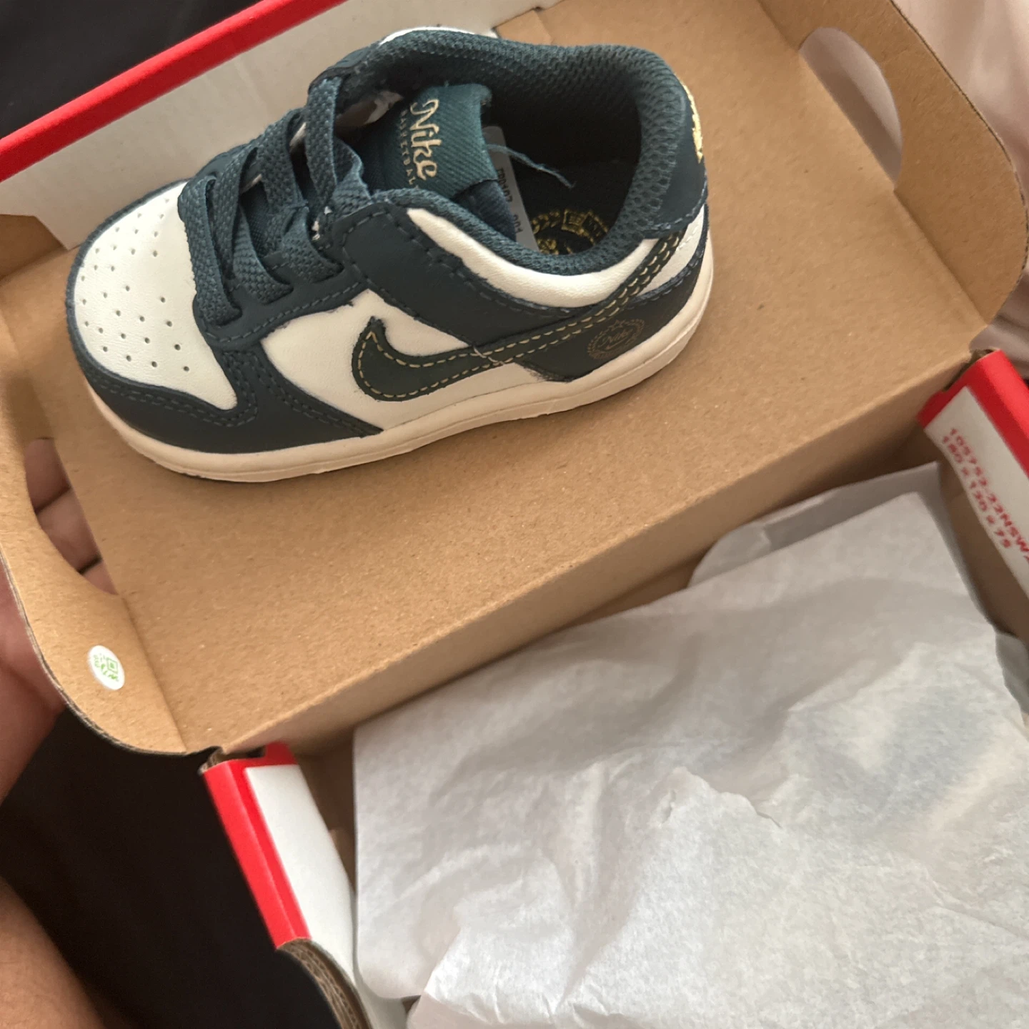 Nike TDG Dunk Low TD Baby Shoes size 4c - photo 5