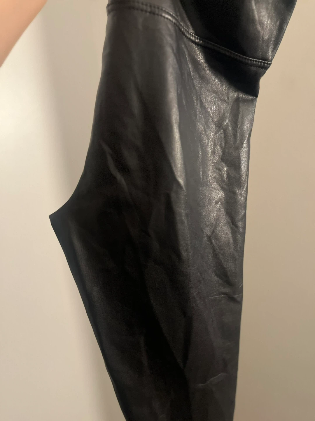 Bella & Birdie Faux Leather Leggings - Black - XL/TG (14-16)