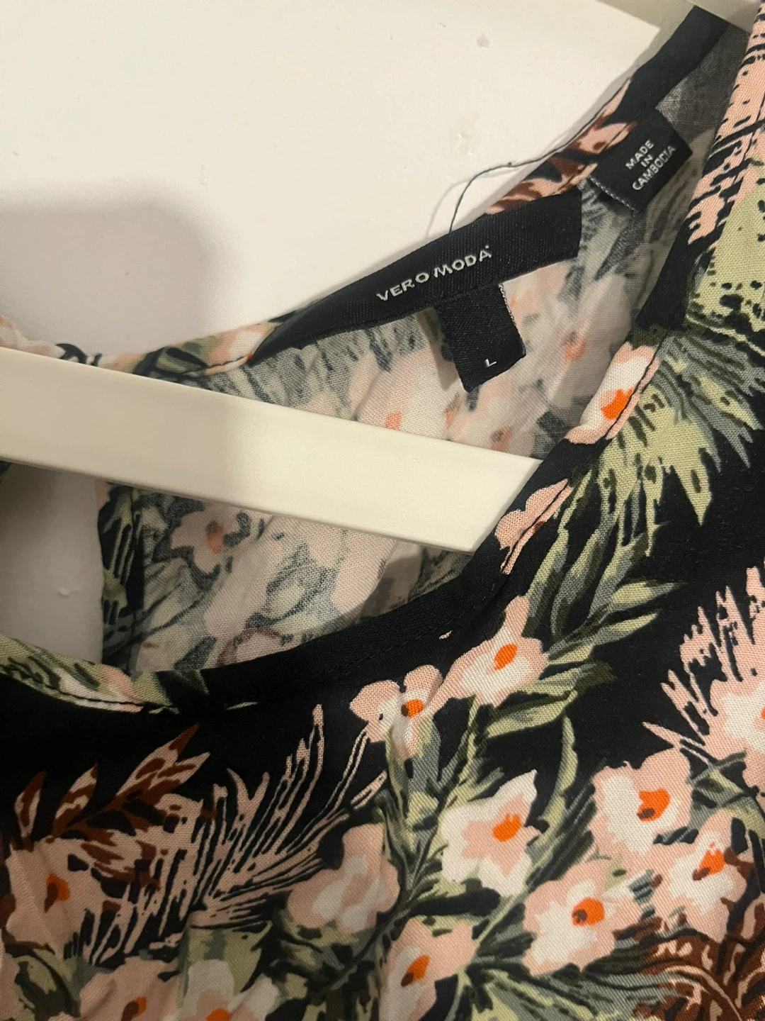 Vero Moda Floral Jumpsuit - Size L - photo 3