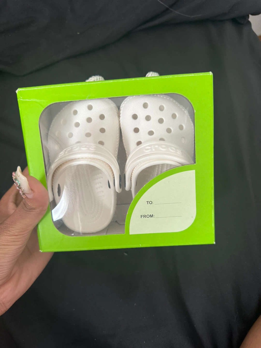 Crocs Littles White Baby Shoes