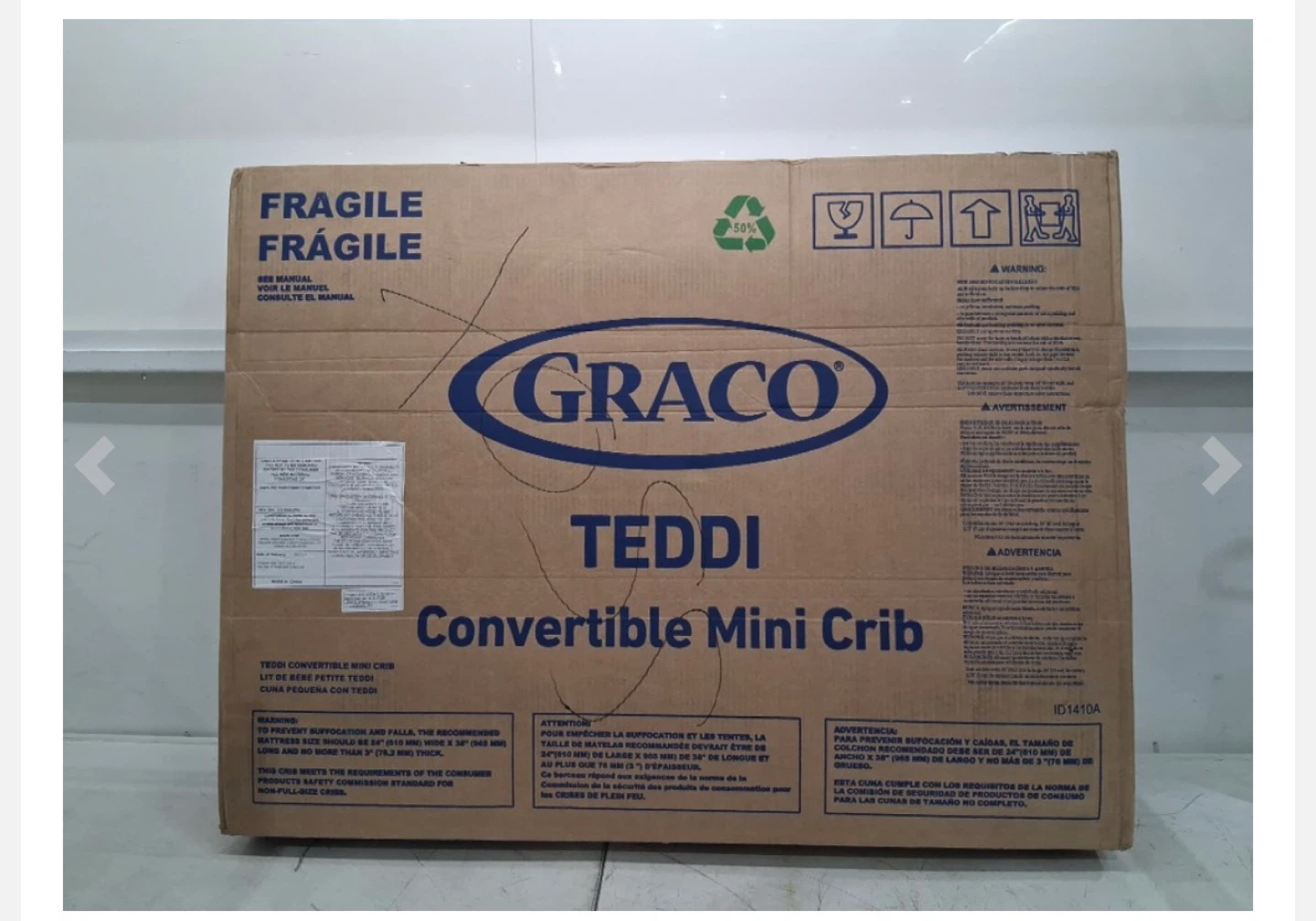 Graco Teddi Convertible Mini Crib 4-in-1