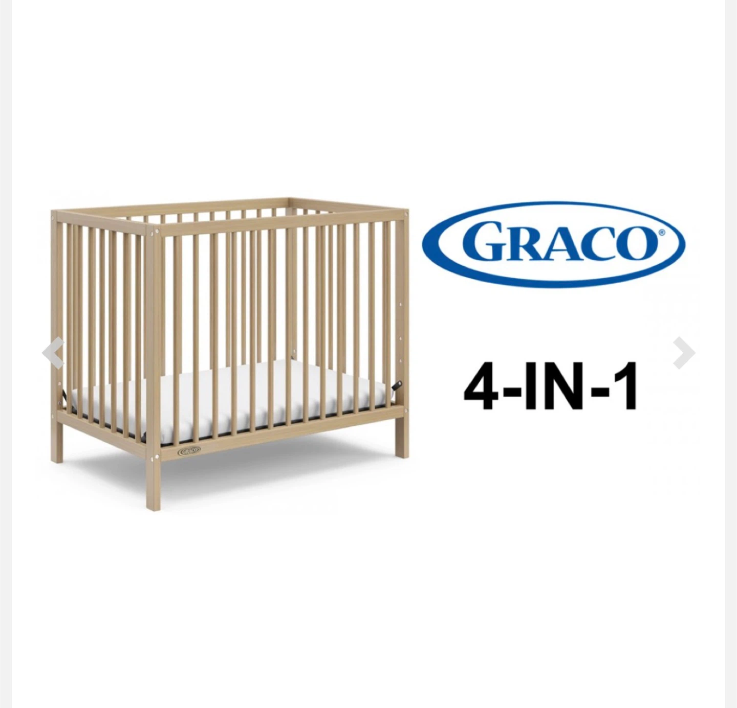 Graco Teddi Convertible Mini Crib 4-in-1 - photo 2