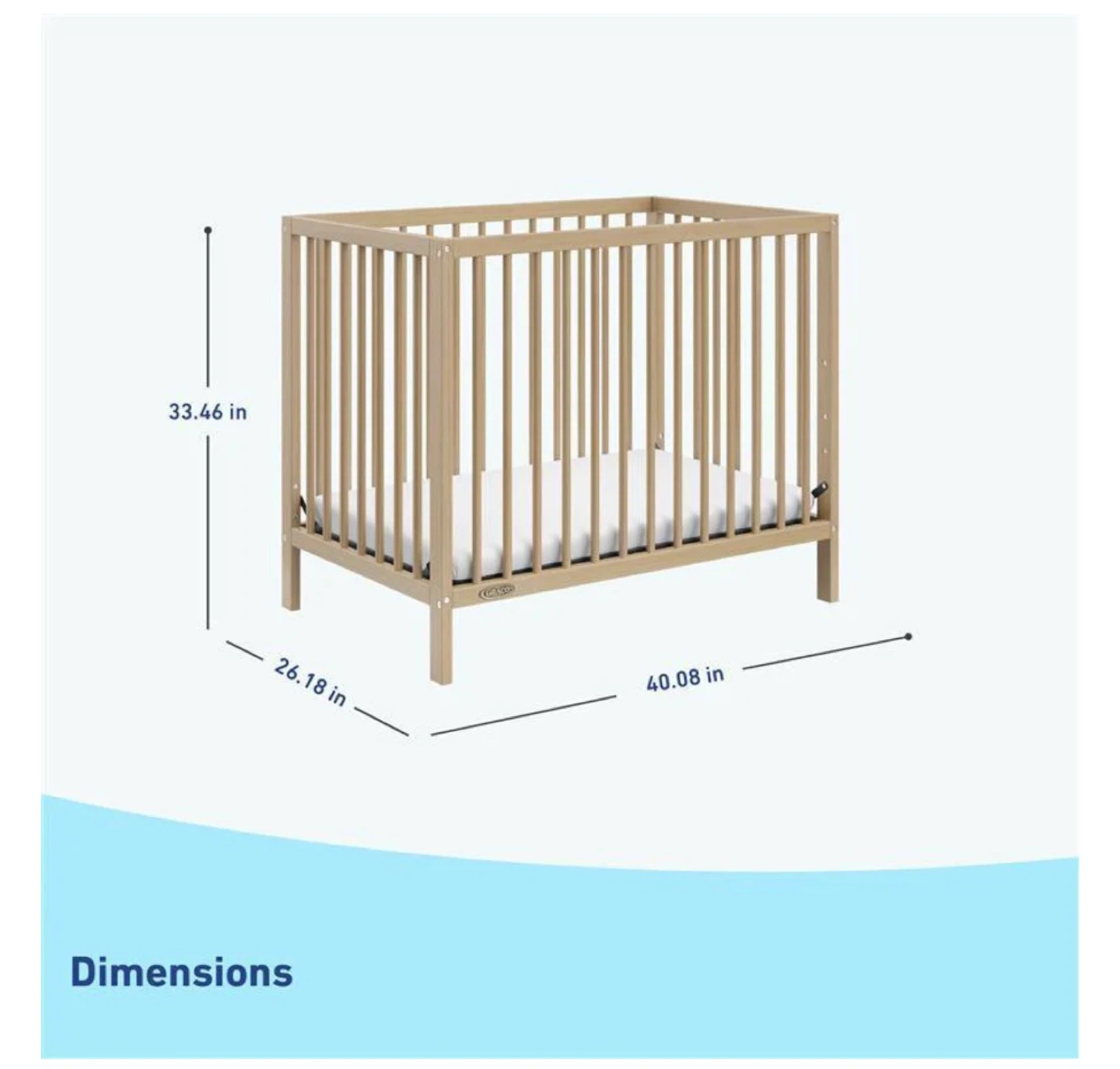 Graco Teddi Convertible Mini Crib 4-in-1 - photo 3