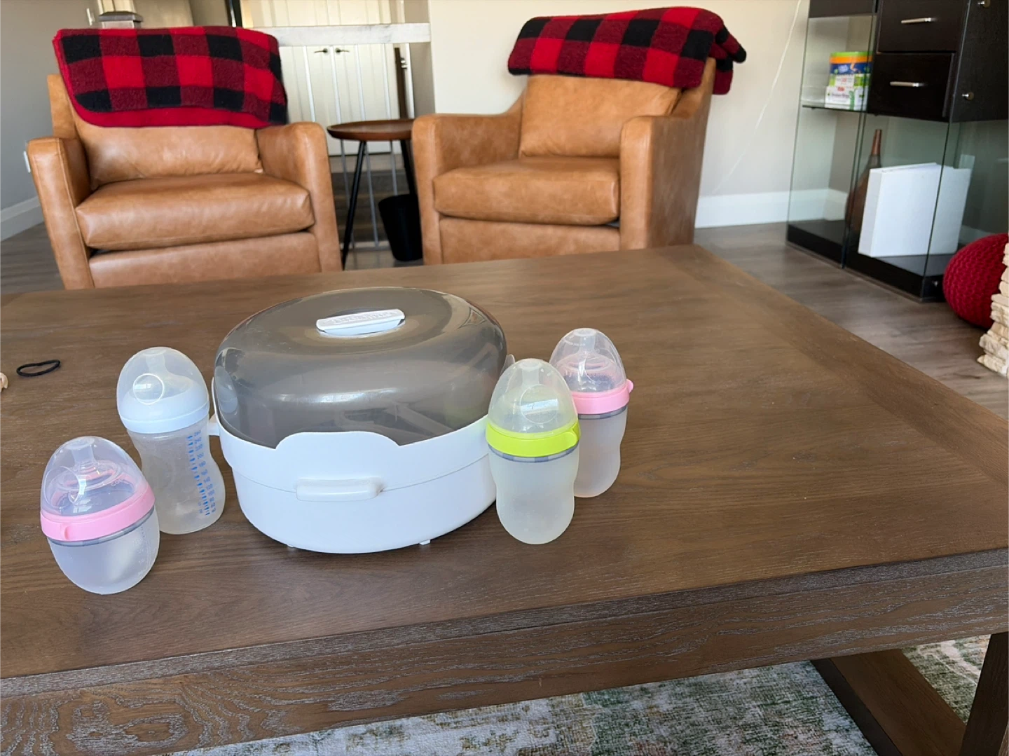 Baby Bottle Sterilizer and Bottles Set - photo 3