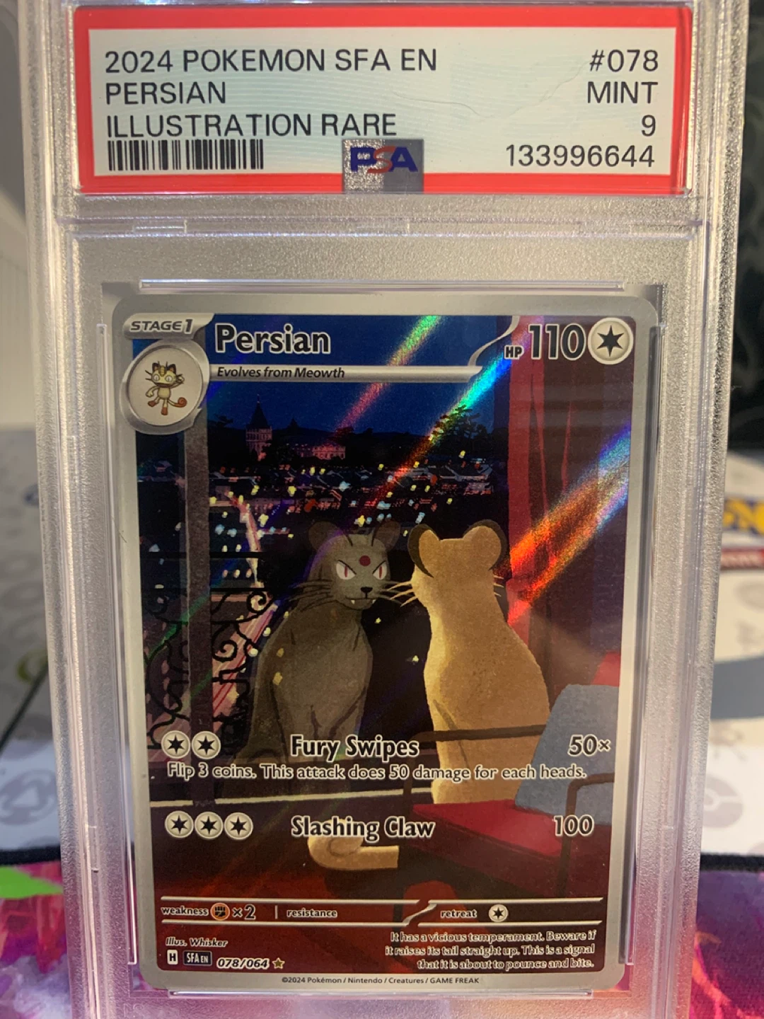 Pokemon Persian Eng & JP Psa 9 Psa 10 sequential set - photo 2
