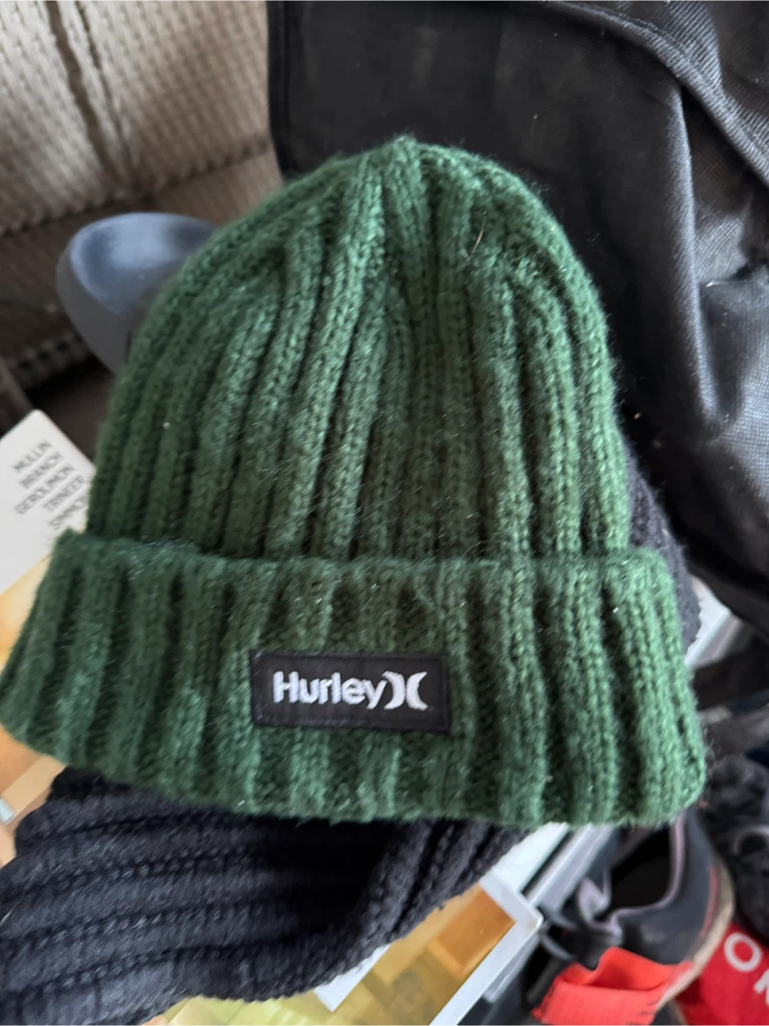 Green Hurley Beanie