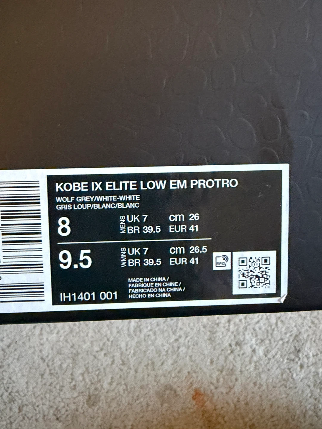 Nike Kobe IX Elite Low EM Protro Men's Shoes - photo 3