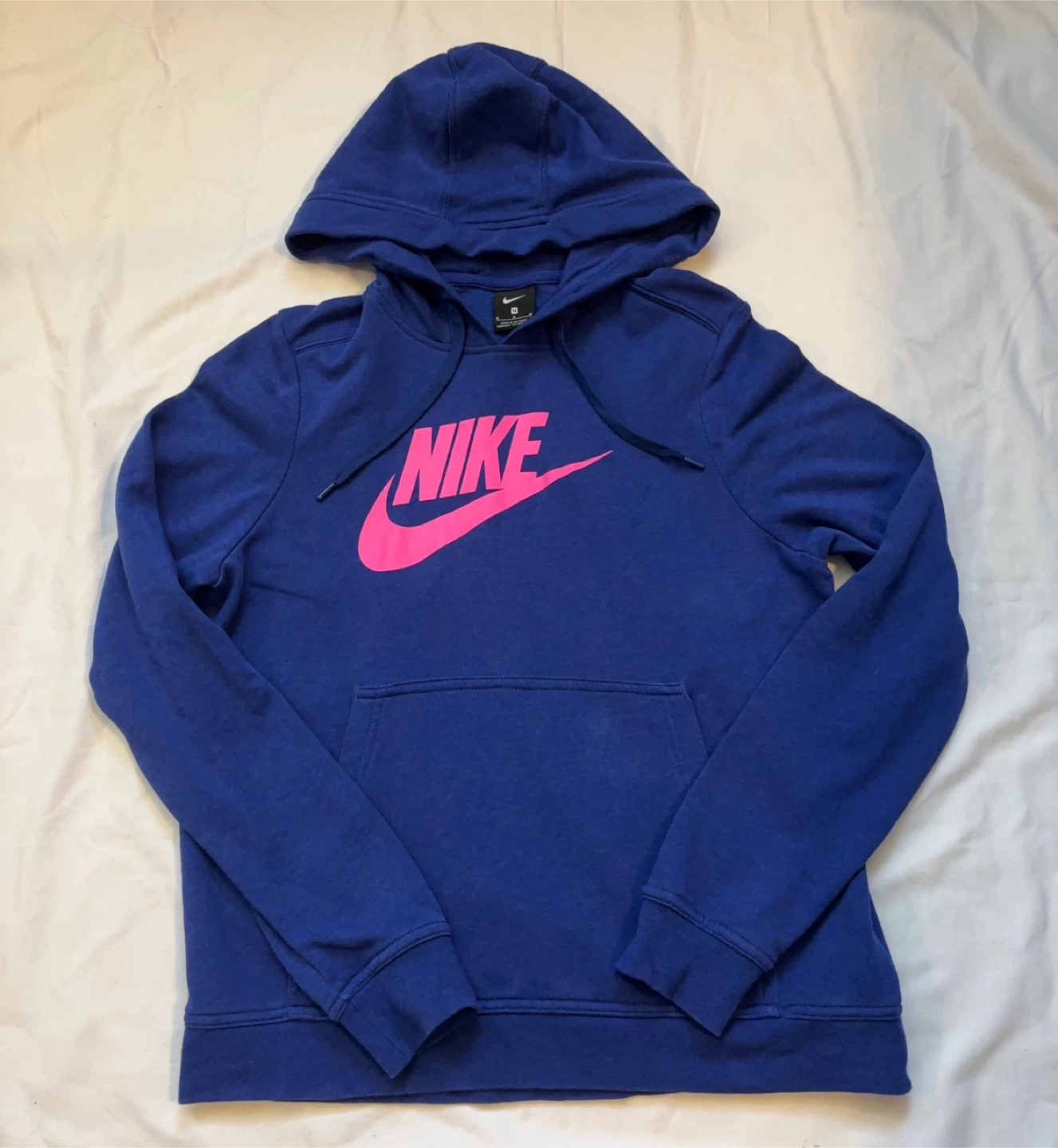 Nike Hoodie with Pink Swoosh