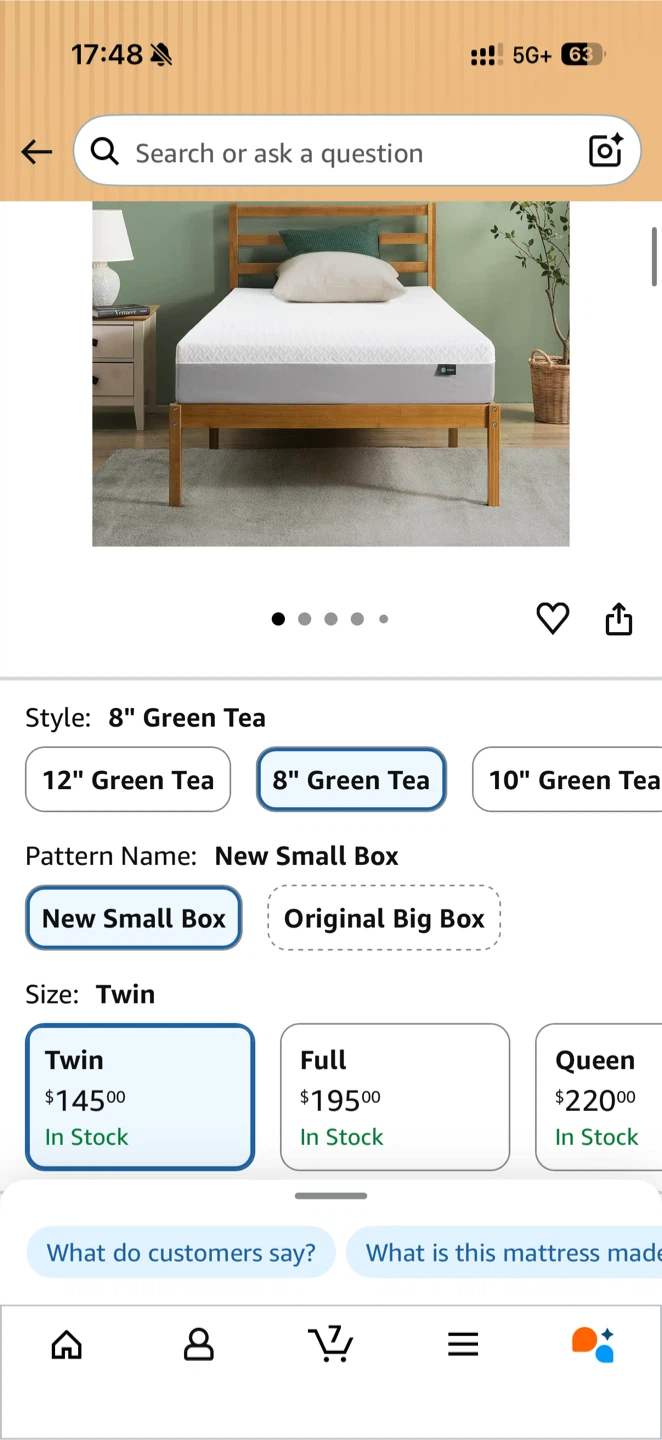 Twin mattress, frame & duvet - photo 2