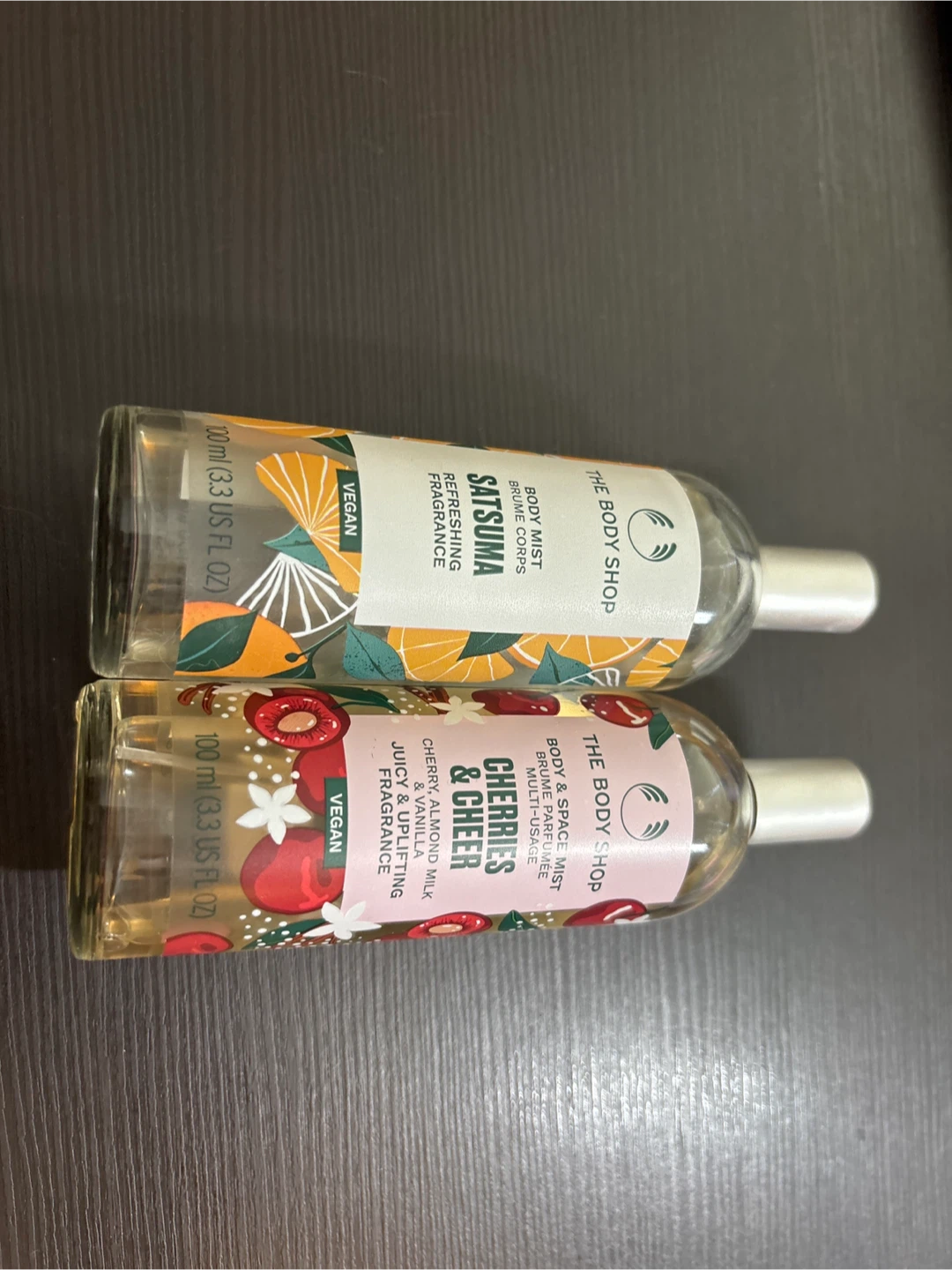 The Body Shop Satsuma & Cherries & Cheer Body Mists (2 x 100ml)