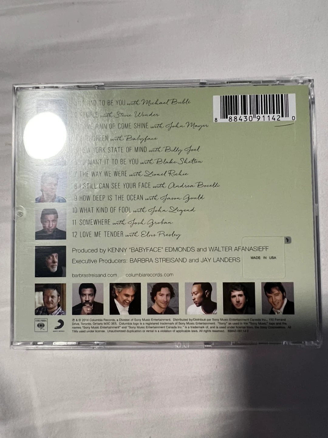 Barbra Streisand Partners CD - photo 2