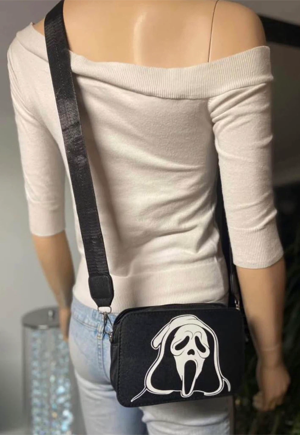 NWOT: Horror Movie Scream Ghostface Crossbody Block Bag Purse - photo 3