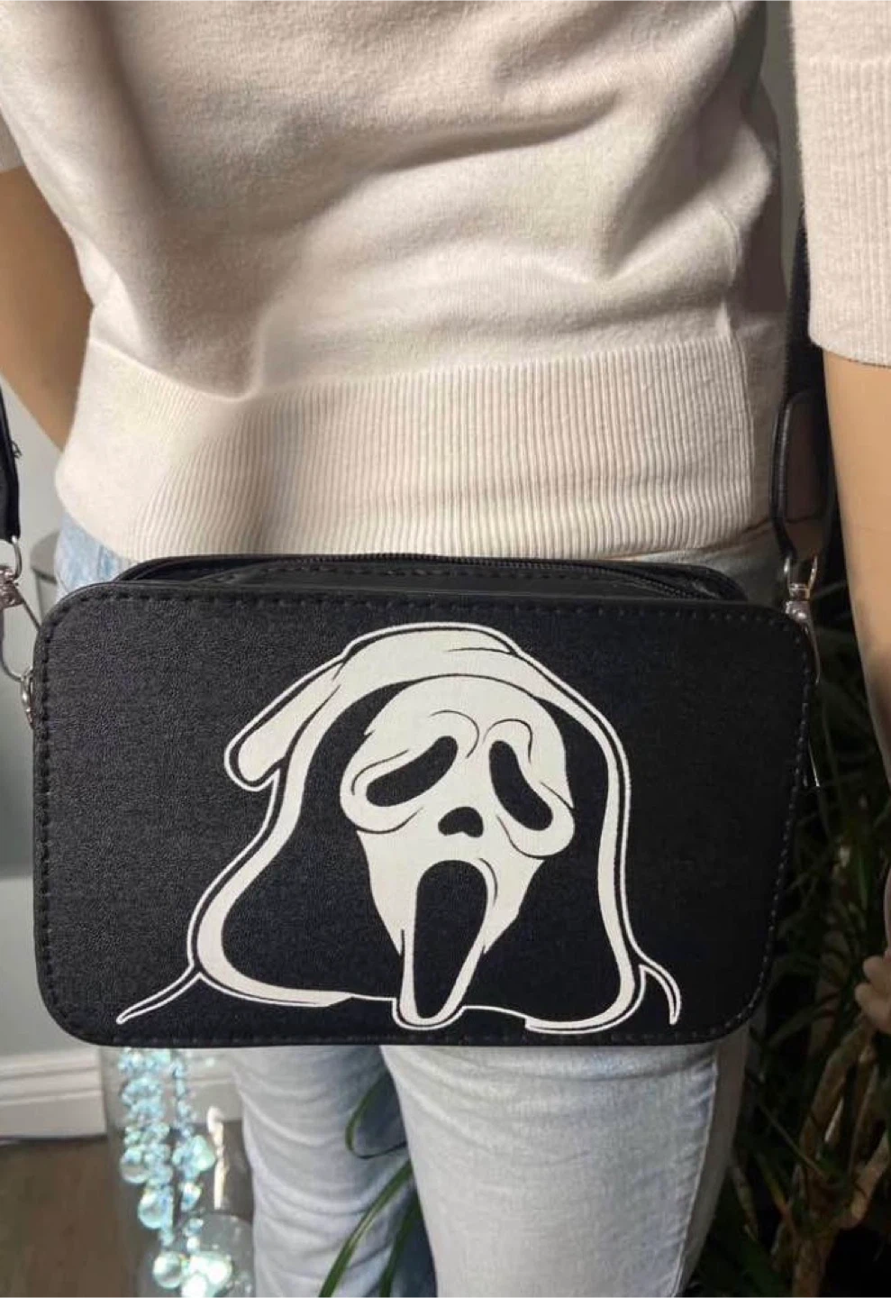 NWOT: Horror Movie Scream Ghostface Crossbody Block Bag Purse - photo 5