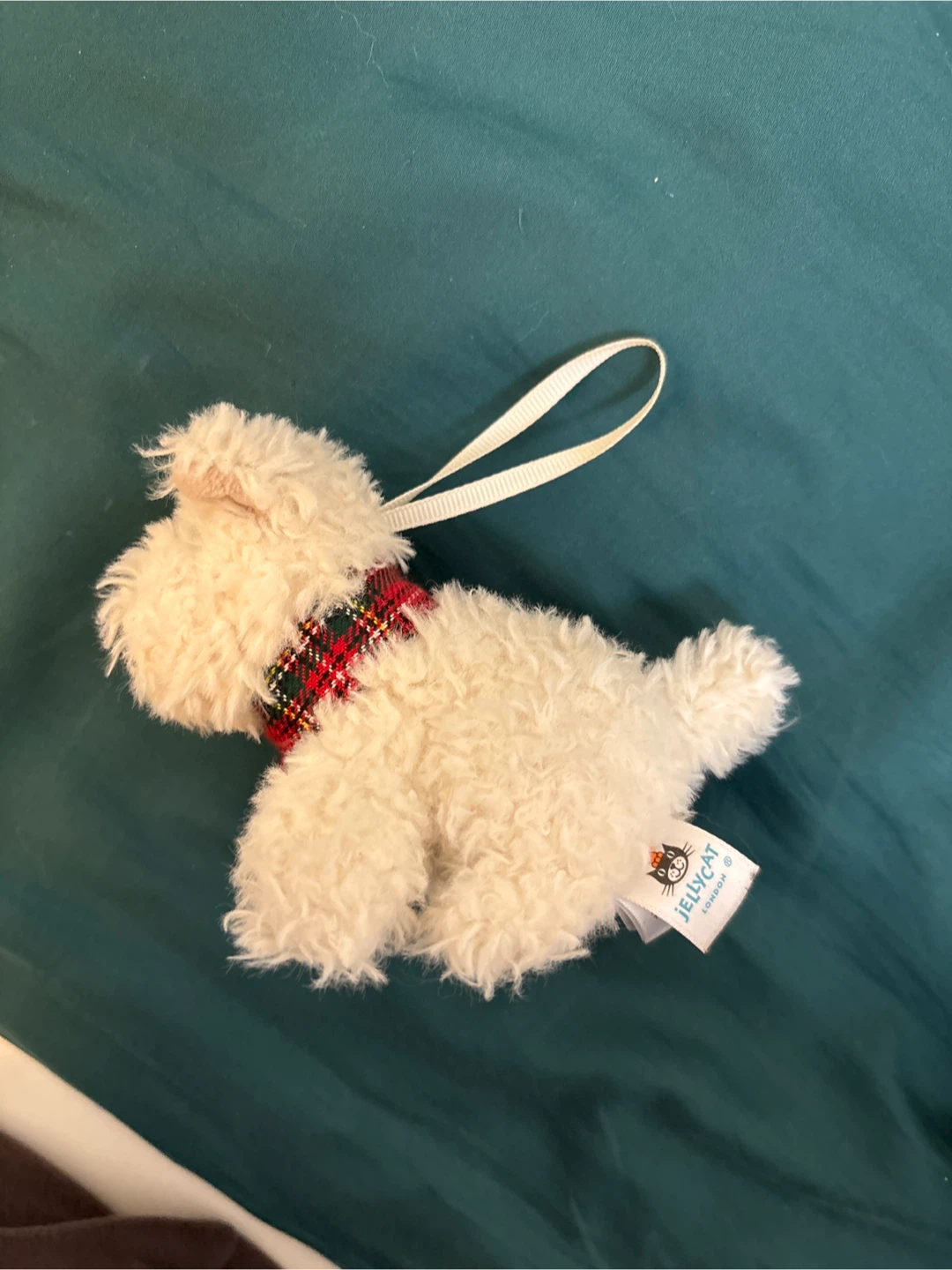Jellycat White Munro Plush with Scarf ornament - photo 2