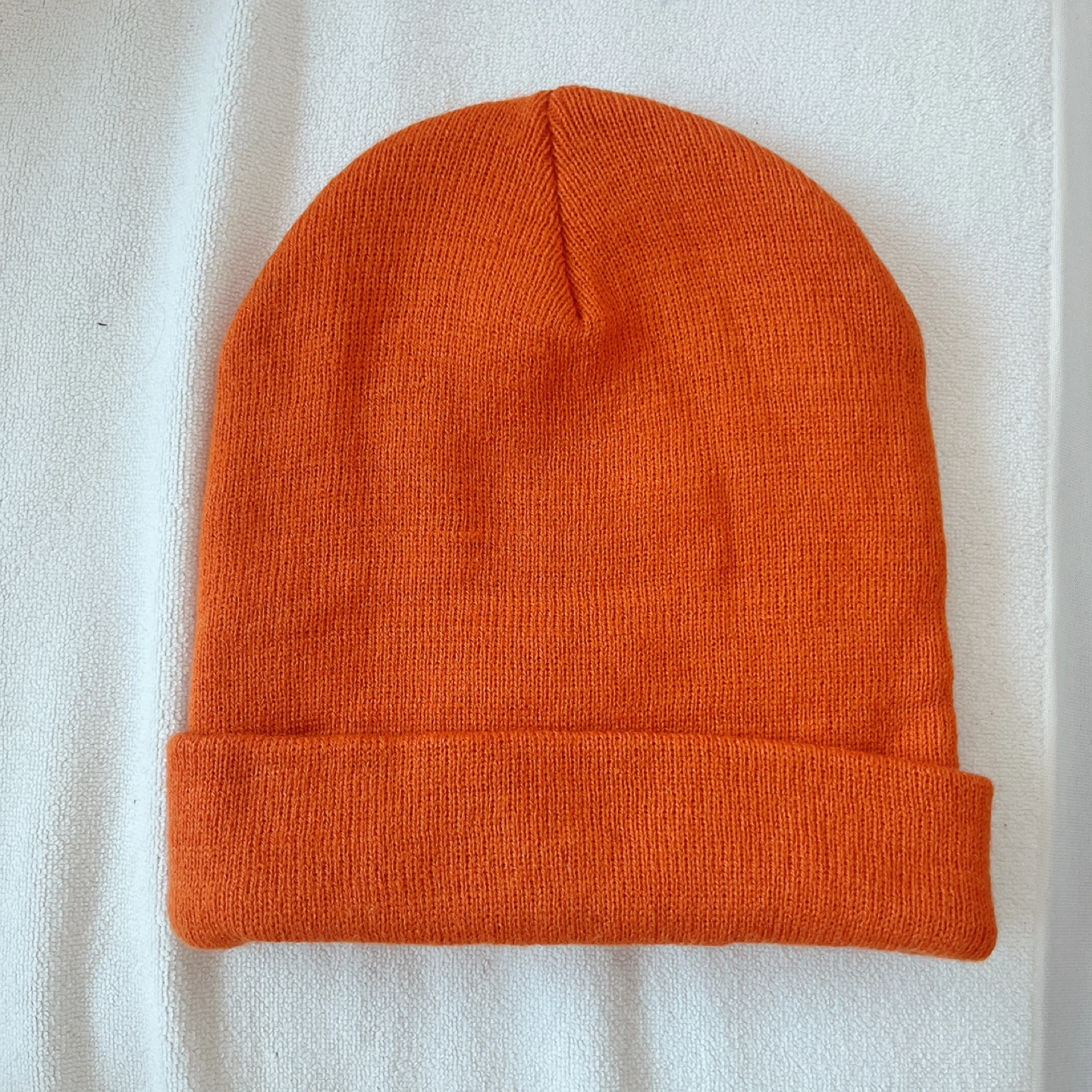 Orange Bershka Beanie