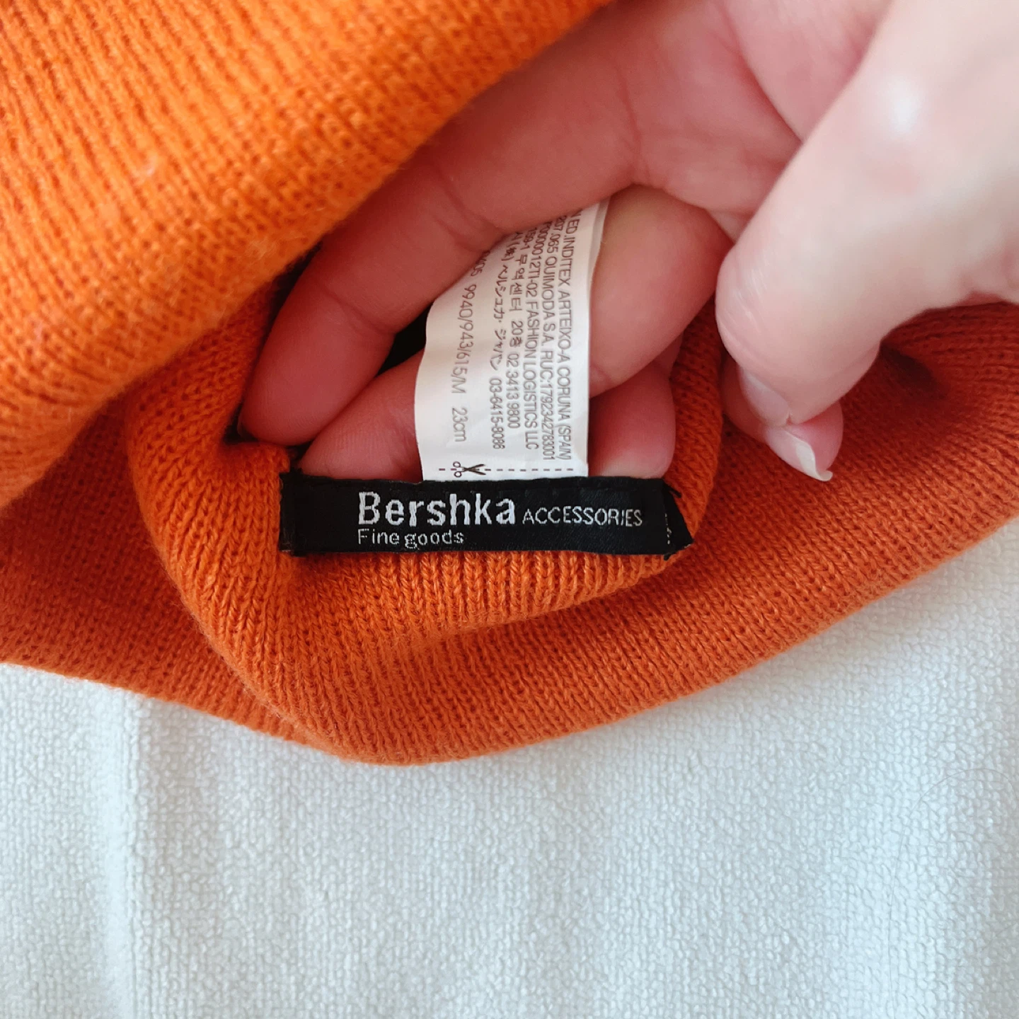 Orange Bershka Beanie - photo 3