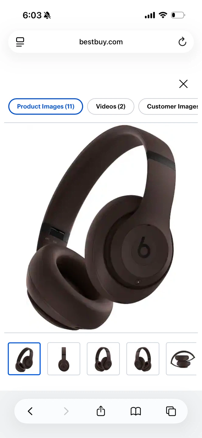 Beats Studio Pro Wireless Headphones - Deep Brown