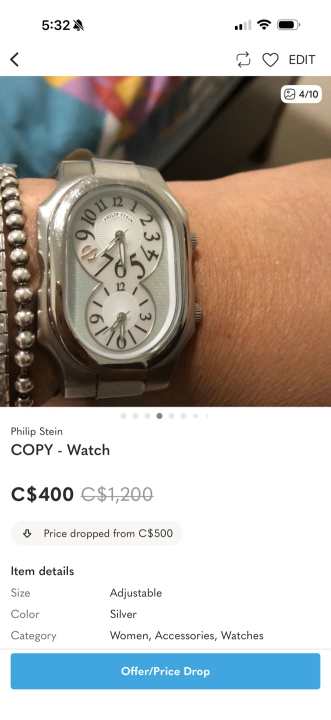 Philip Stein Watch - Silver - photo 5
