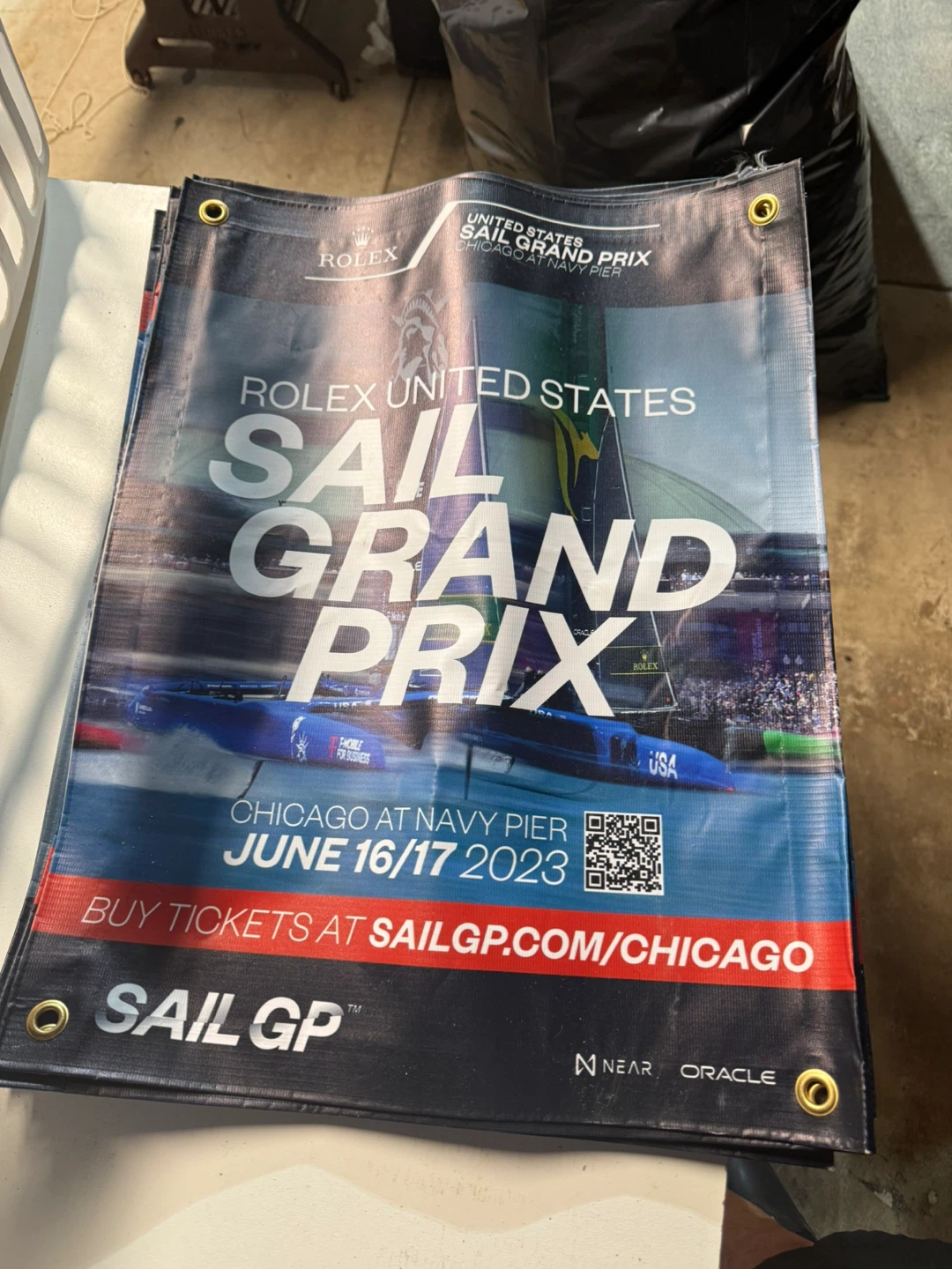 Rolex United States Sail Grand Prix Banner - Chicago