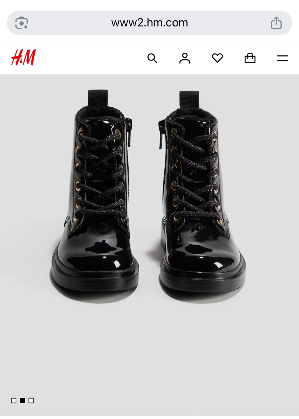 Kids H&M Lace-Up Boots - photo 2
