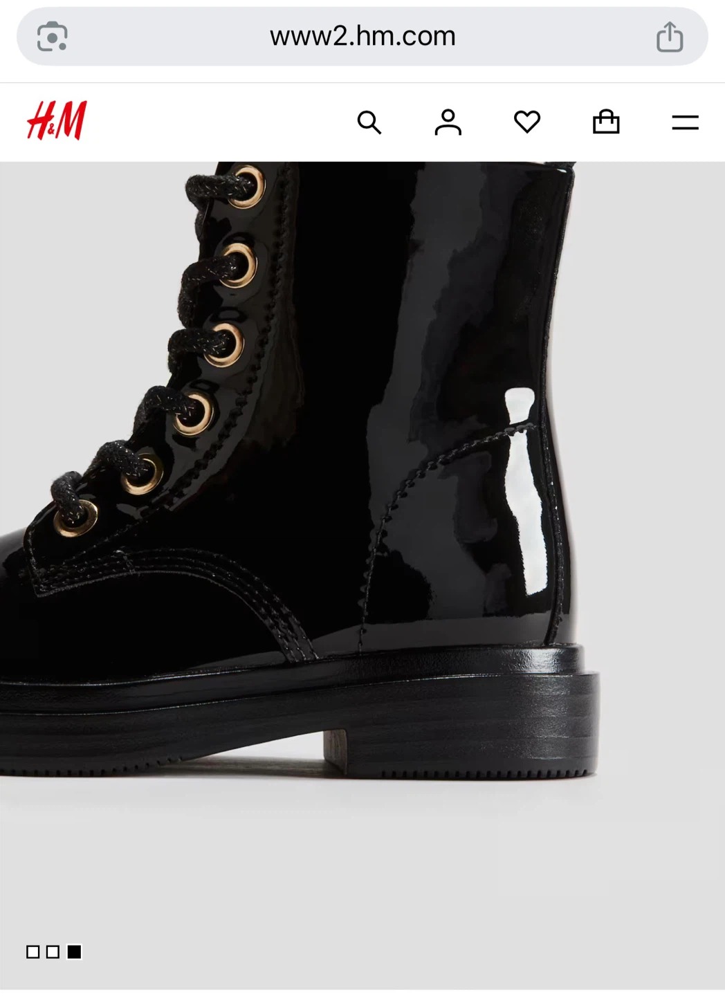 Kids H&M Lace-Up Boots - photo 3