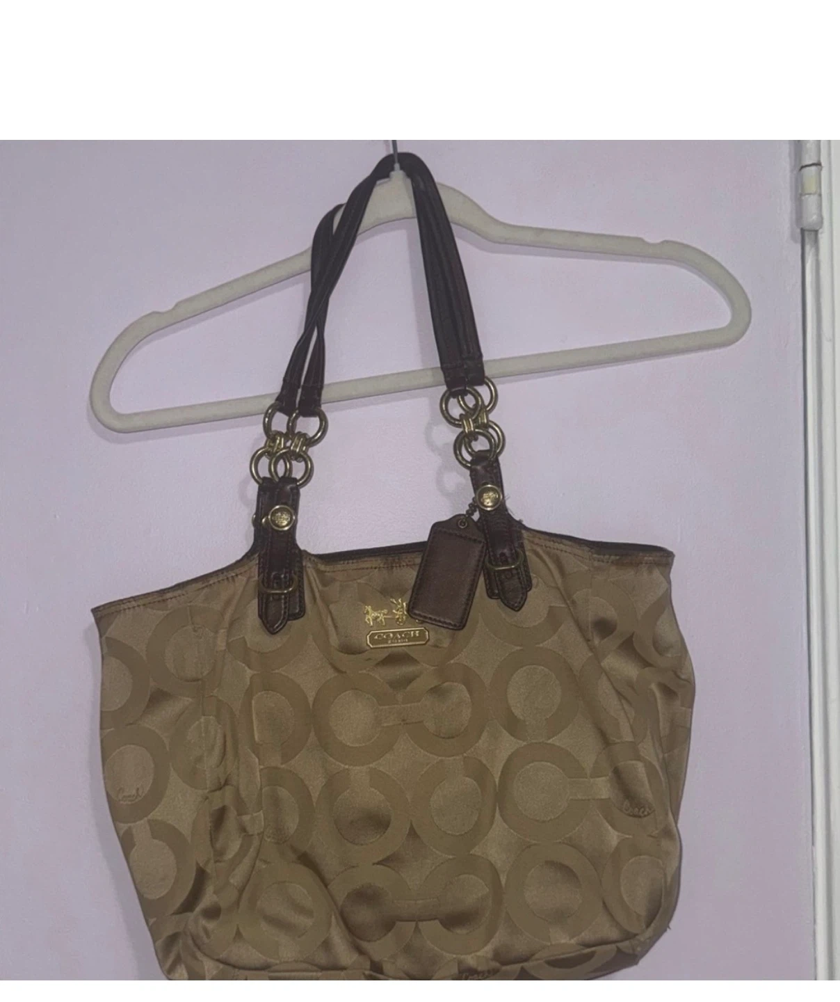 Authentic Coach Signature Tote Bag