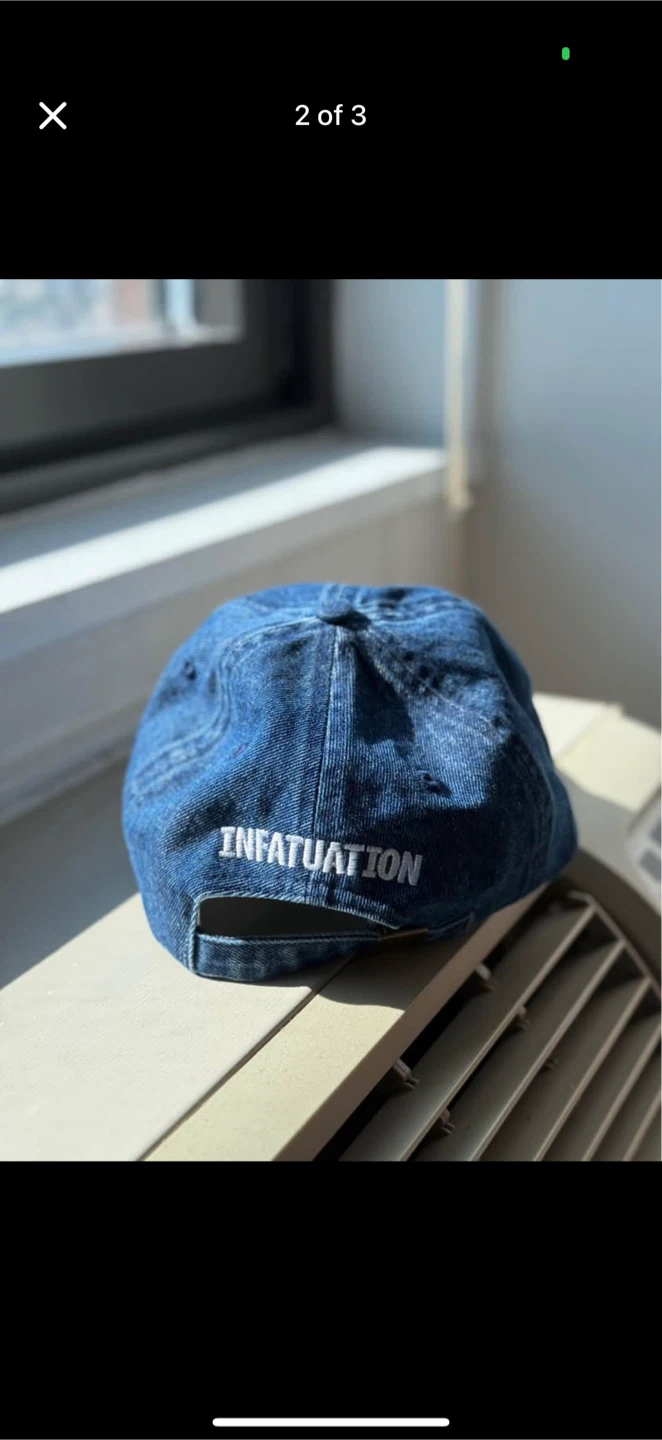 Infatuation Denim Baseball Cap - photo 2