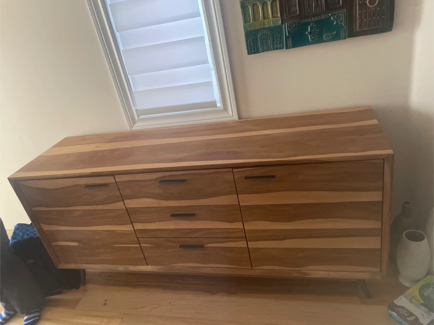 Solid Wood Sideboard with 6 Drawers from structube - photo 2