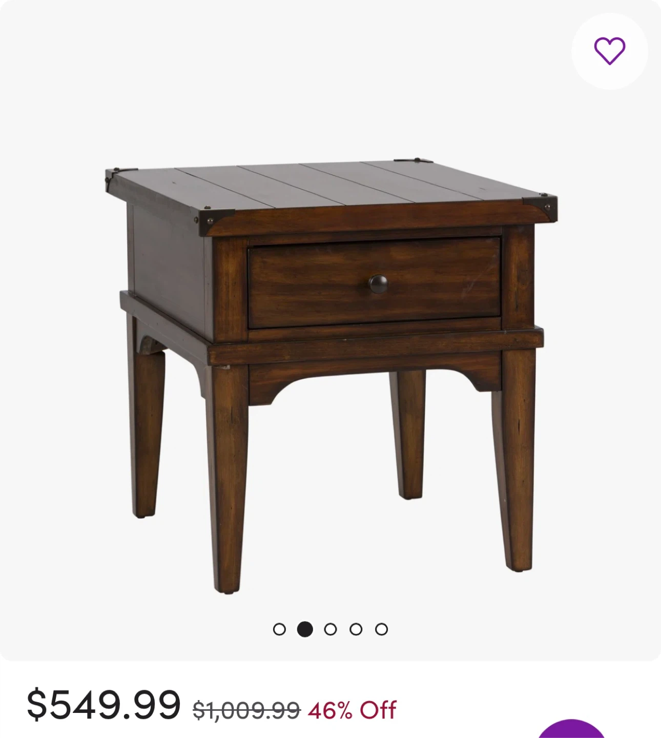 Wayfair - Kieran 2-Drawer Nightstand - photo 2