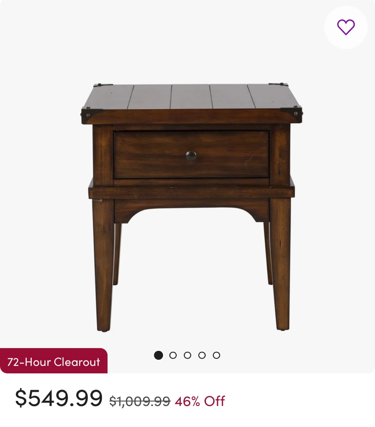 Wayfair - Kieran 2-Drawer Nightstand
