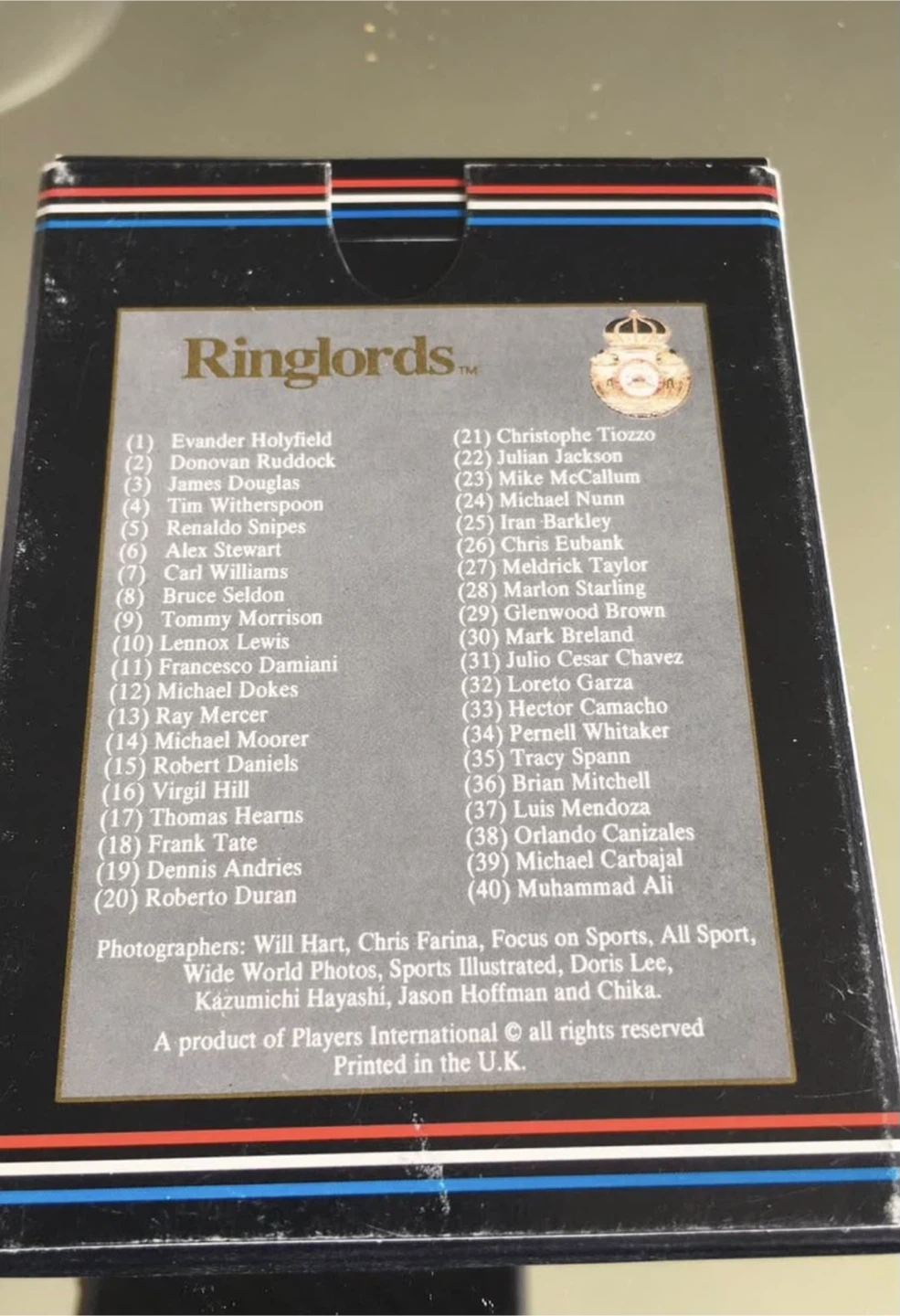 Ringlörds 40 Boxing Personalities Limited Edition Cards - photo 3
