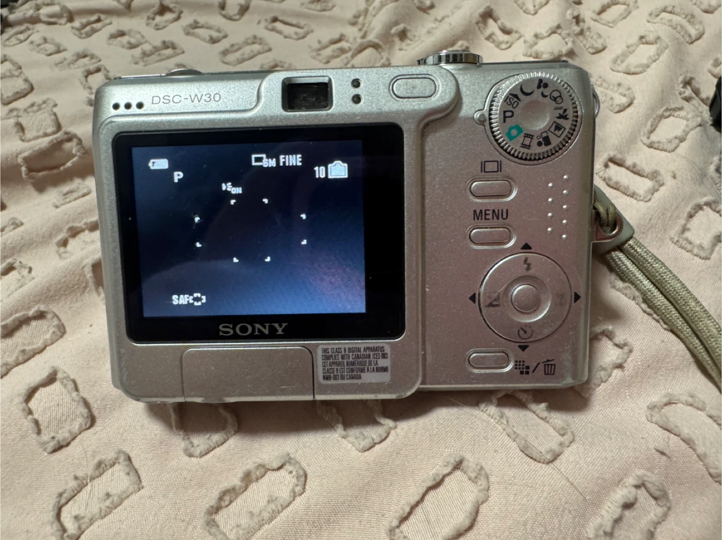 Sony Cyber-shot DSC-W30 Digital Camera - photo 3
