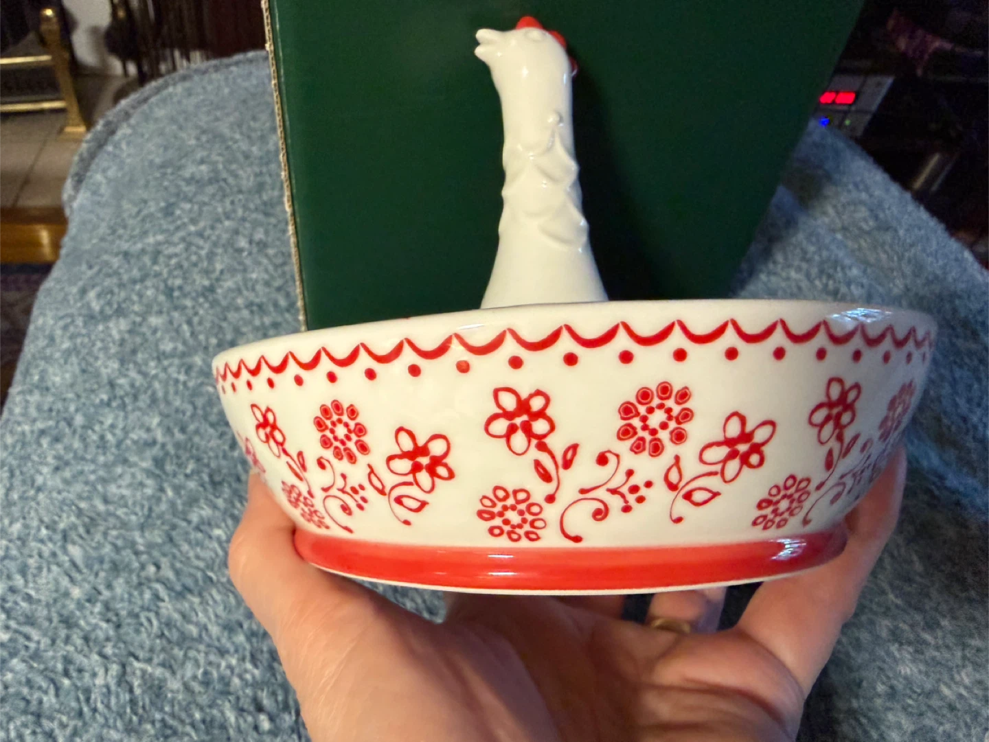 ANTHROPOLOGIE CERAMIC 6 EGG HOLDER - photo 2