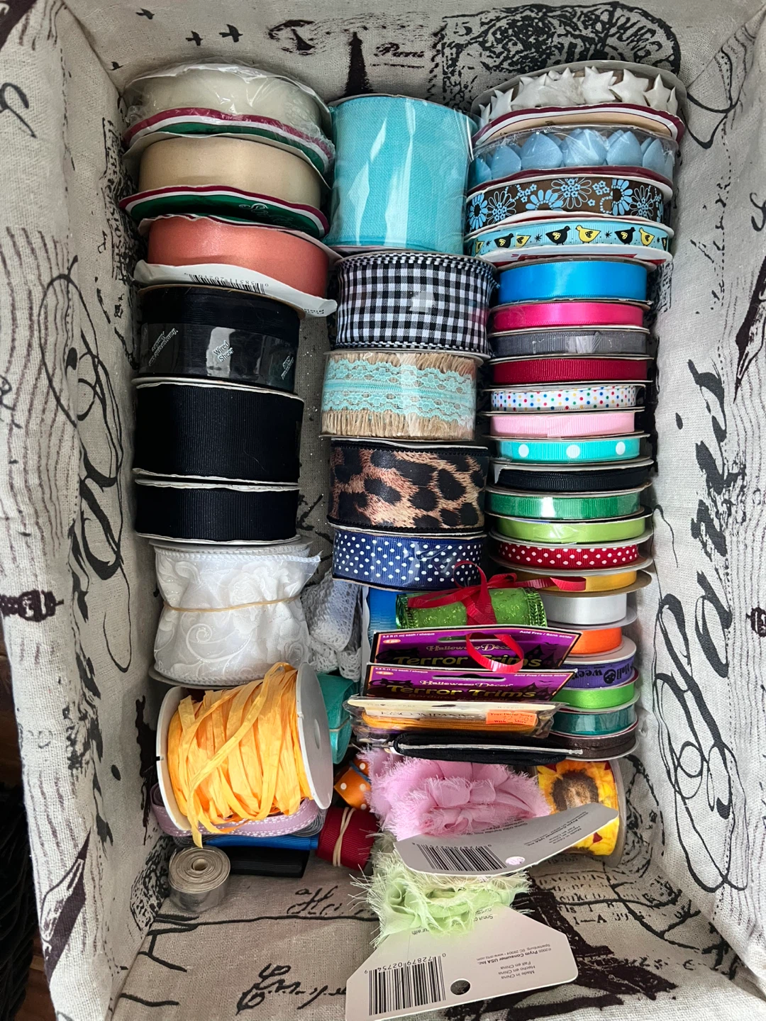 Ribbon Assortment - Various Colours & Patterns