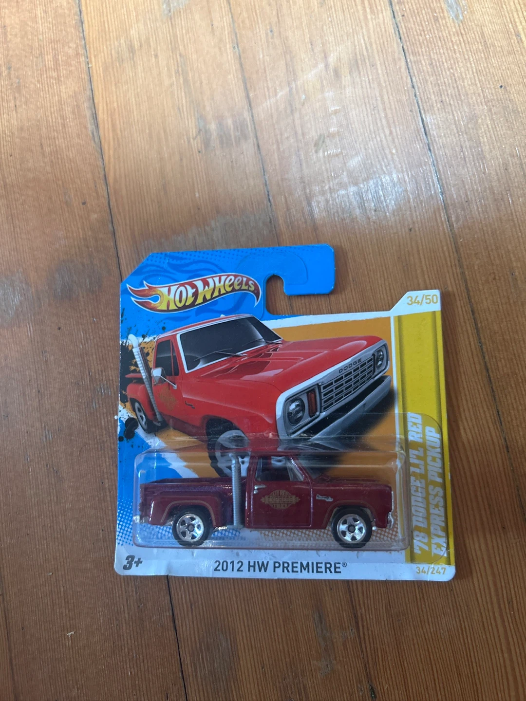 Hot Wheels 2012 HW Premiere '78 Dodge Lil' Red Express Pickup